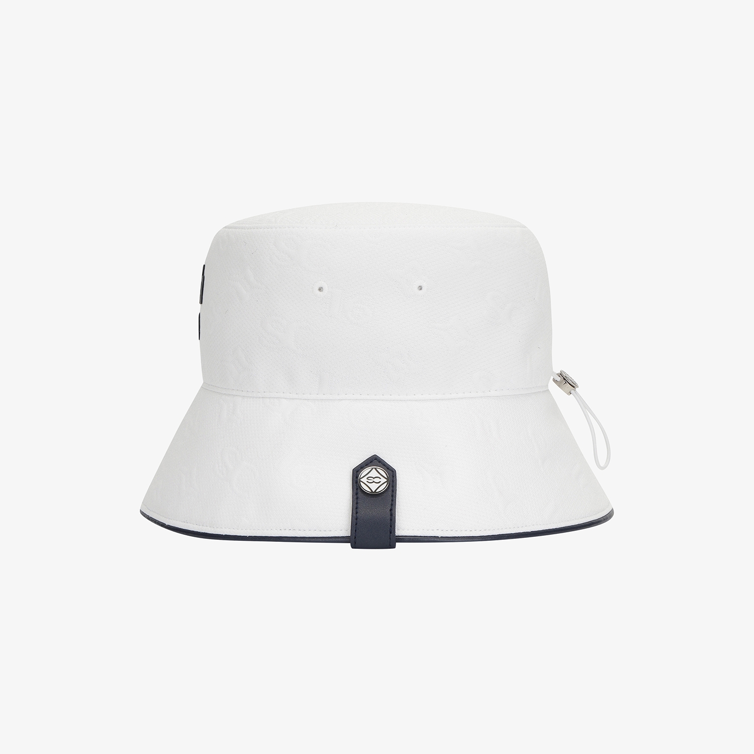 Mũ golf nữ dáng bucket màu trắng chữ Southcape — ảnh 4