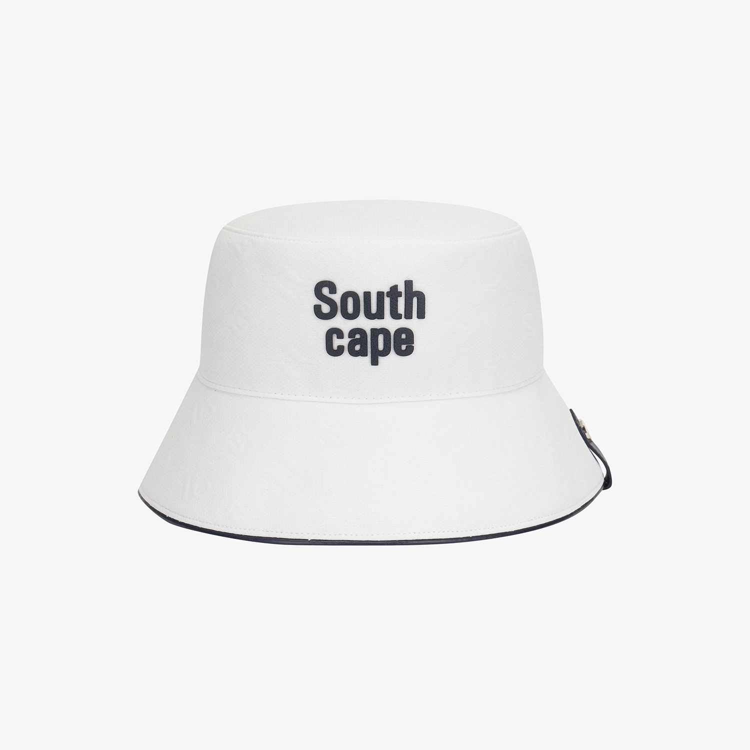 Mũ golf nữ dáng bucket màu trắng chữ Southcape — ảnh 2