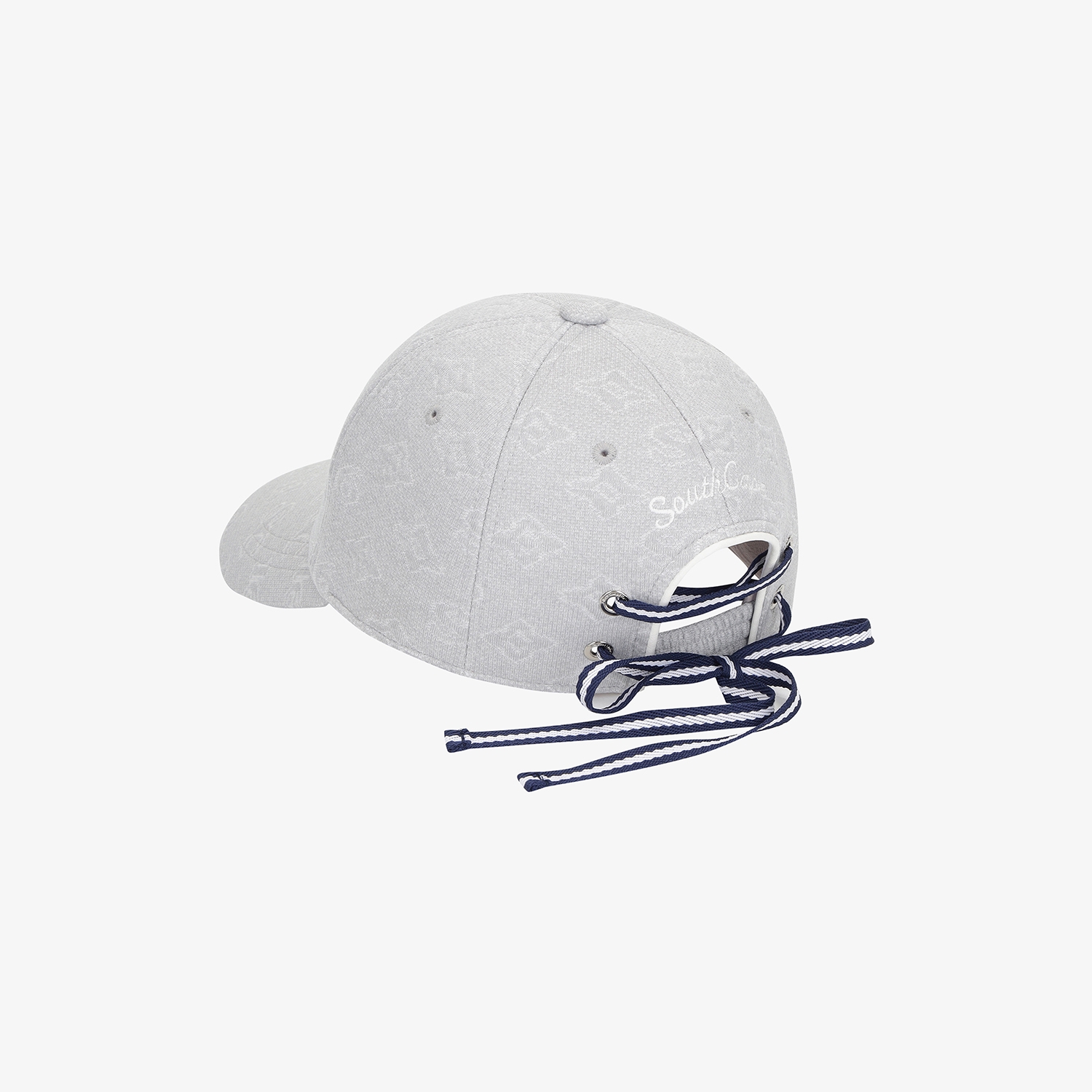 Mũ golf nữ màu xám nhạt chữ SC thêu nổi — ảnh 4