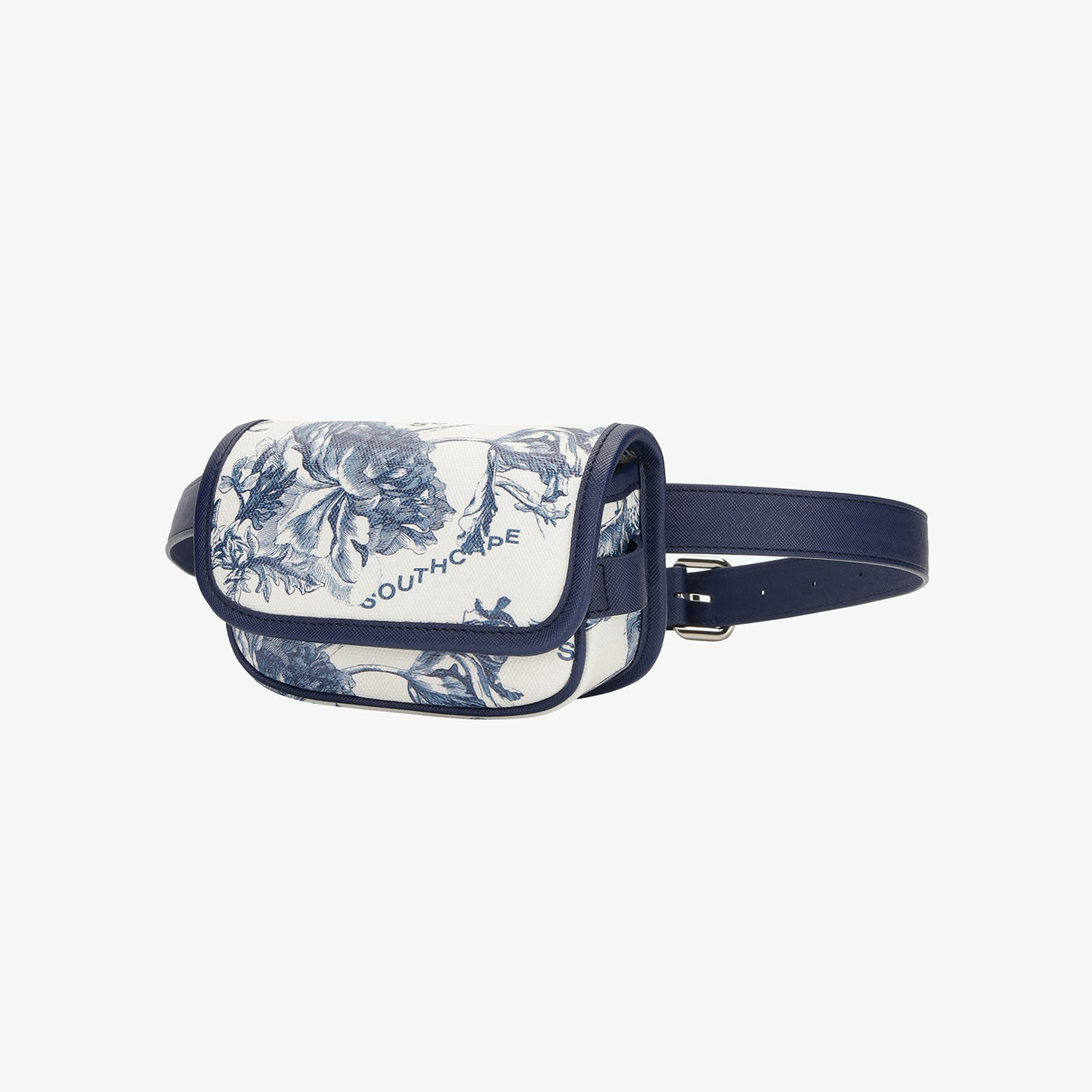 Túi golf nữ cỡ nhỏ hoạ tiết hoa màu xanh navy — ảnh 2