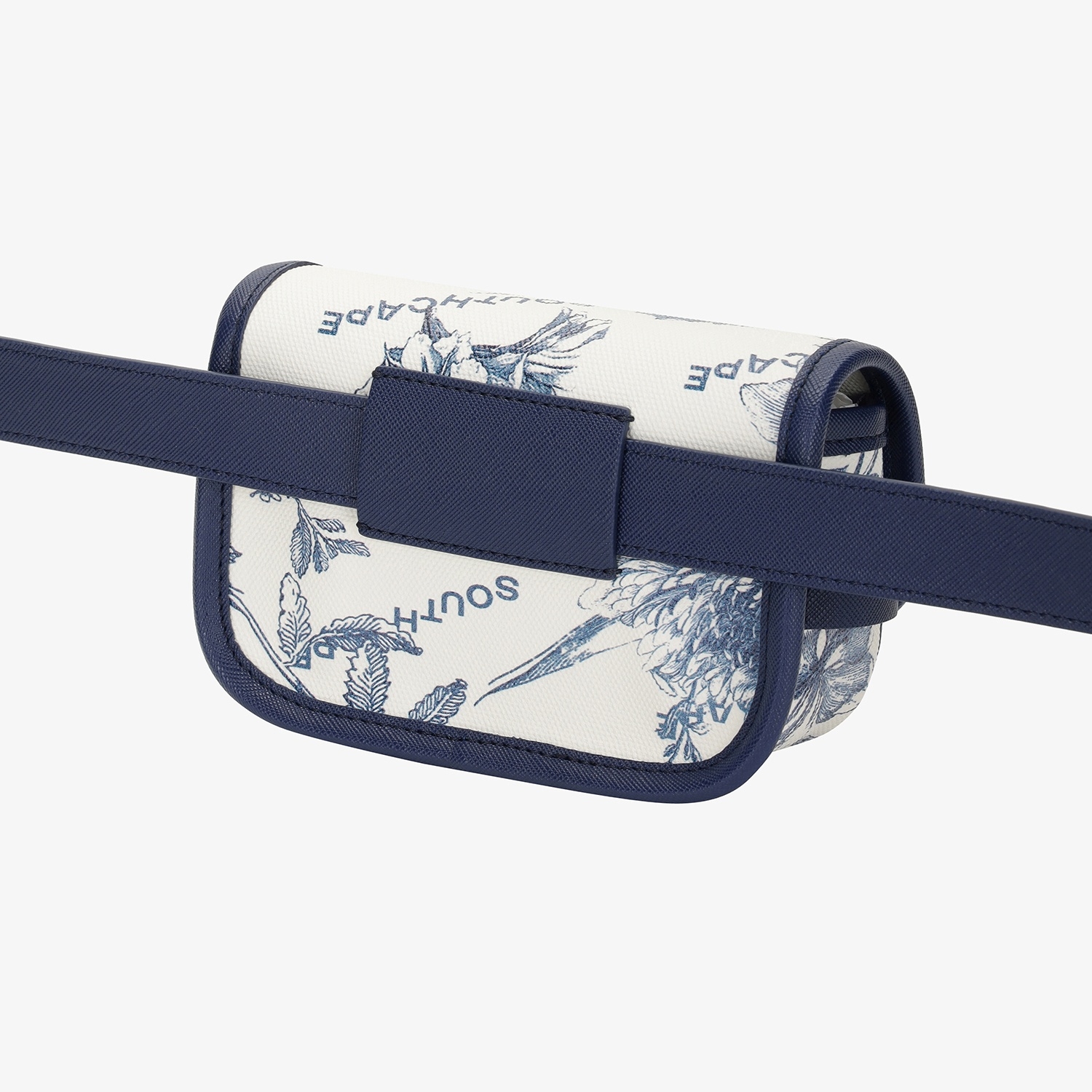 Túi golf nữ cỡ nhỏ hoạ tiết hoa màu xanh navy — ảnh 5
