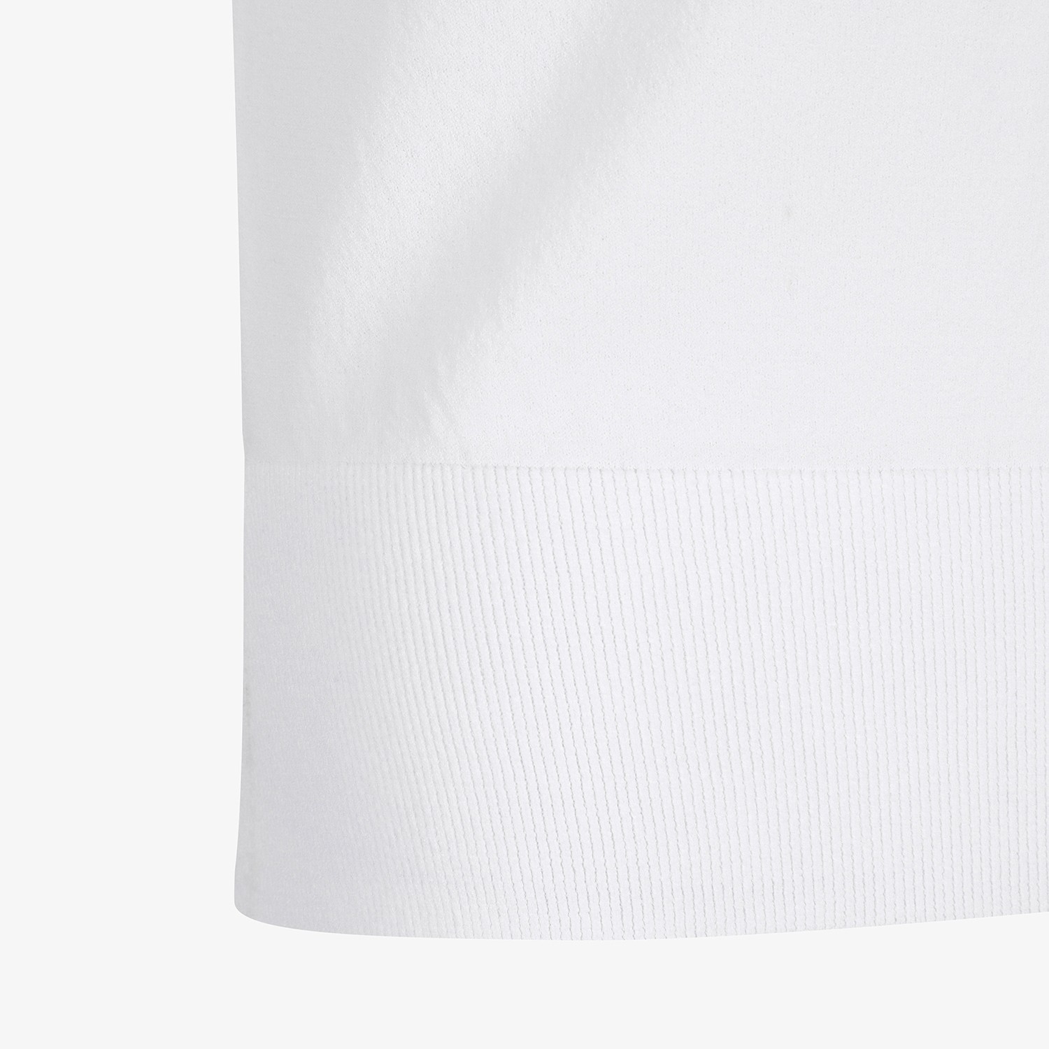 Áo knit golf nữ cổ bẻ tay ngắn màu trắng — ảnh 6