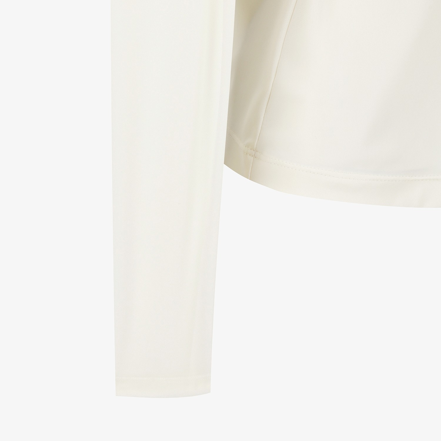 Áo golf nữ cổ lọ tay dài màu ngà — ảnh 6