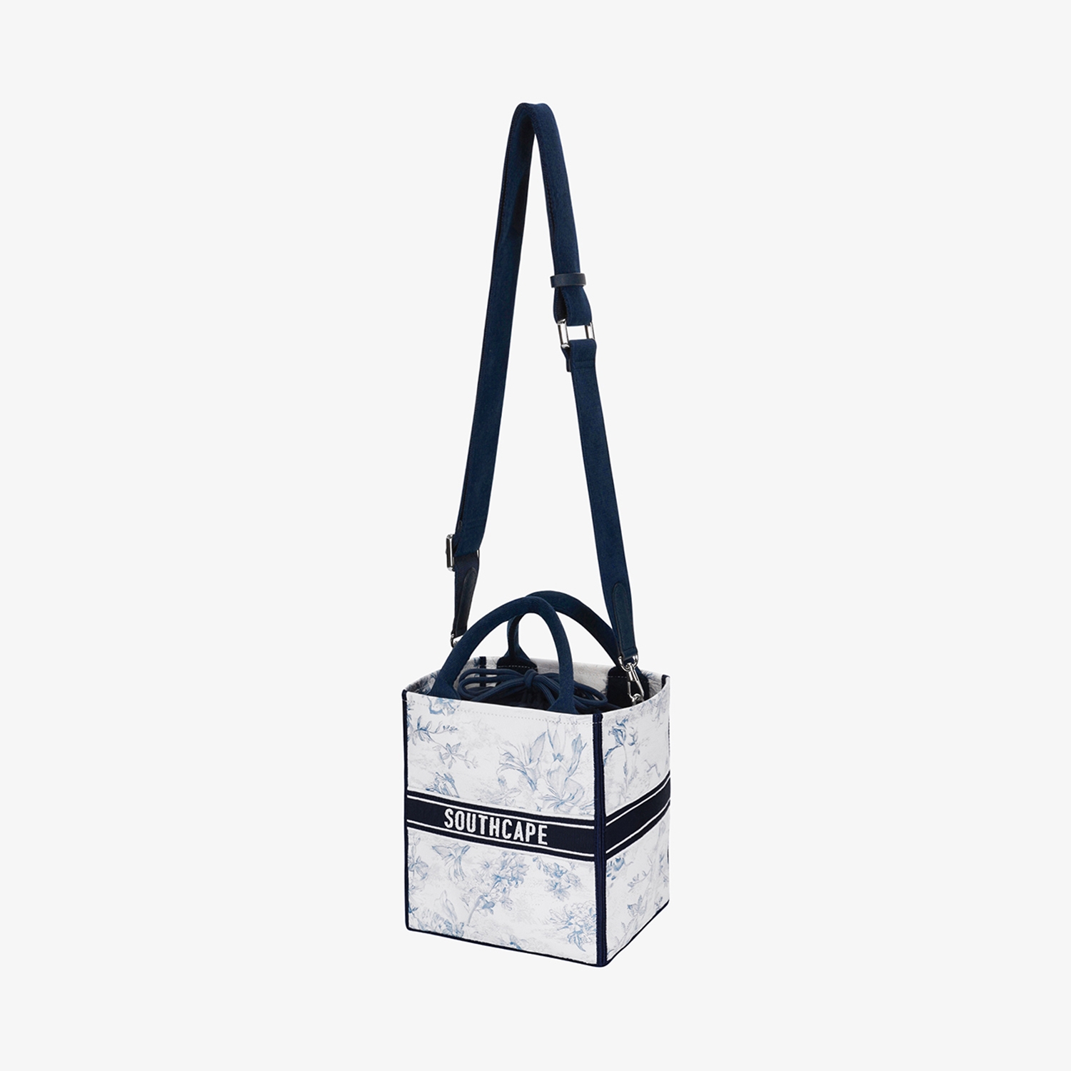 Túi golf nữ họa tiết hoa xanh navy Southcape — ảnh 4