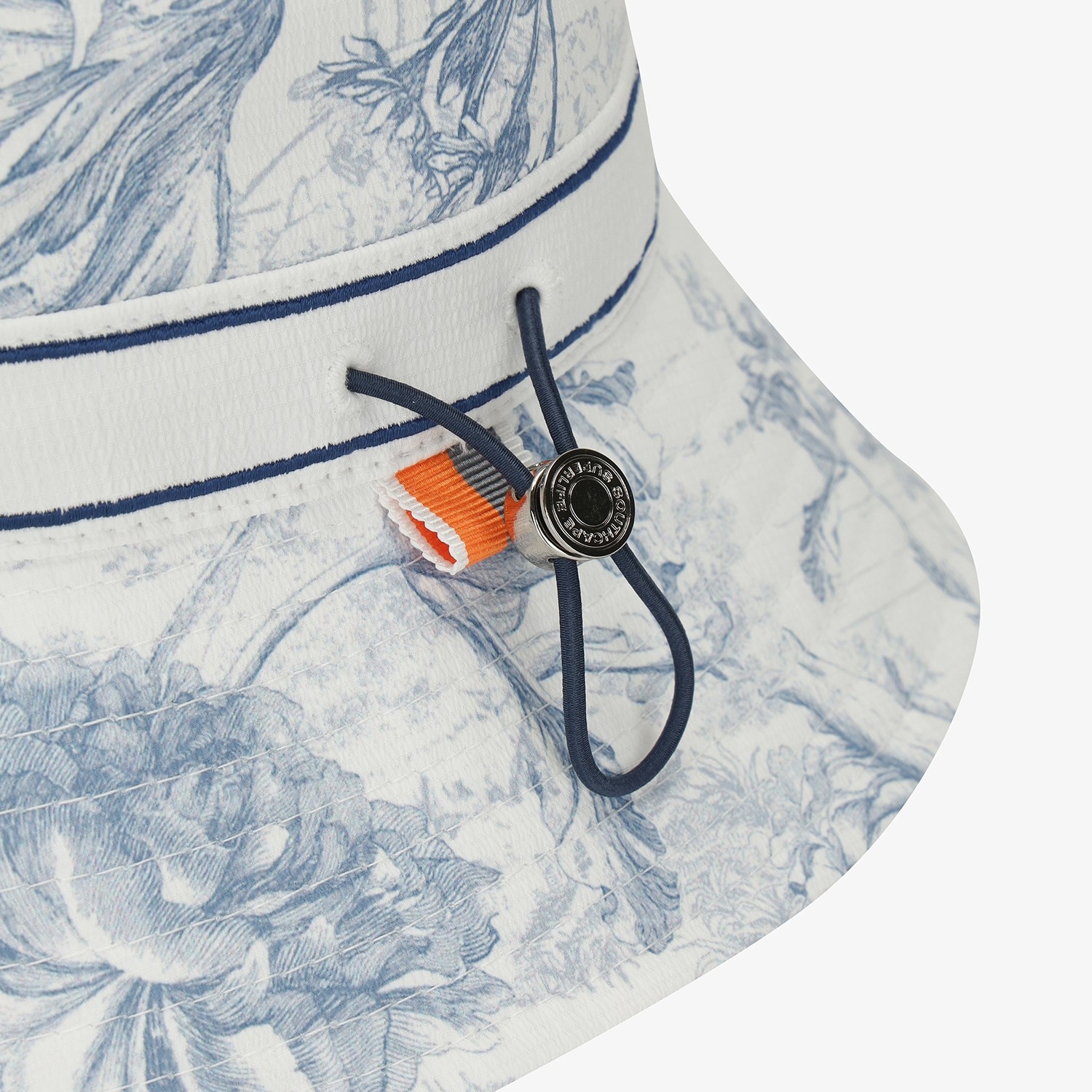 Mũ golf nữ họa tiết hoa xanh navy — ảnh 6