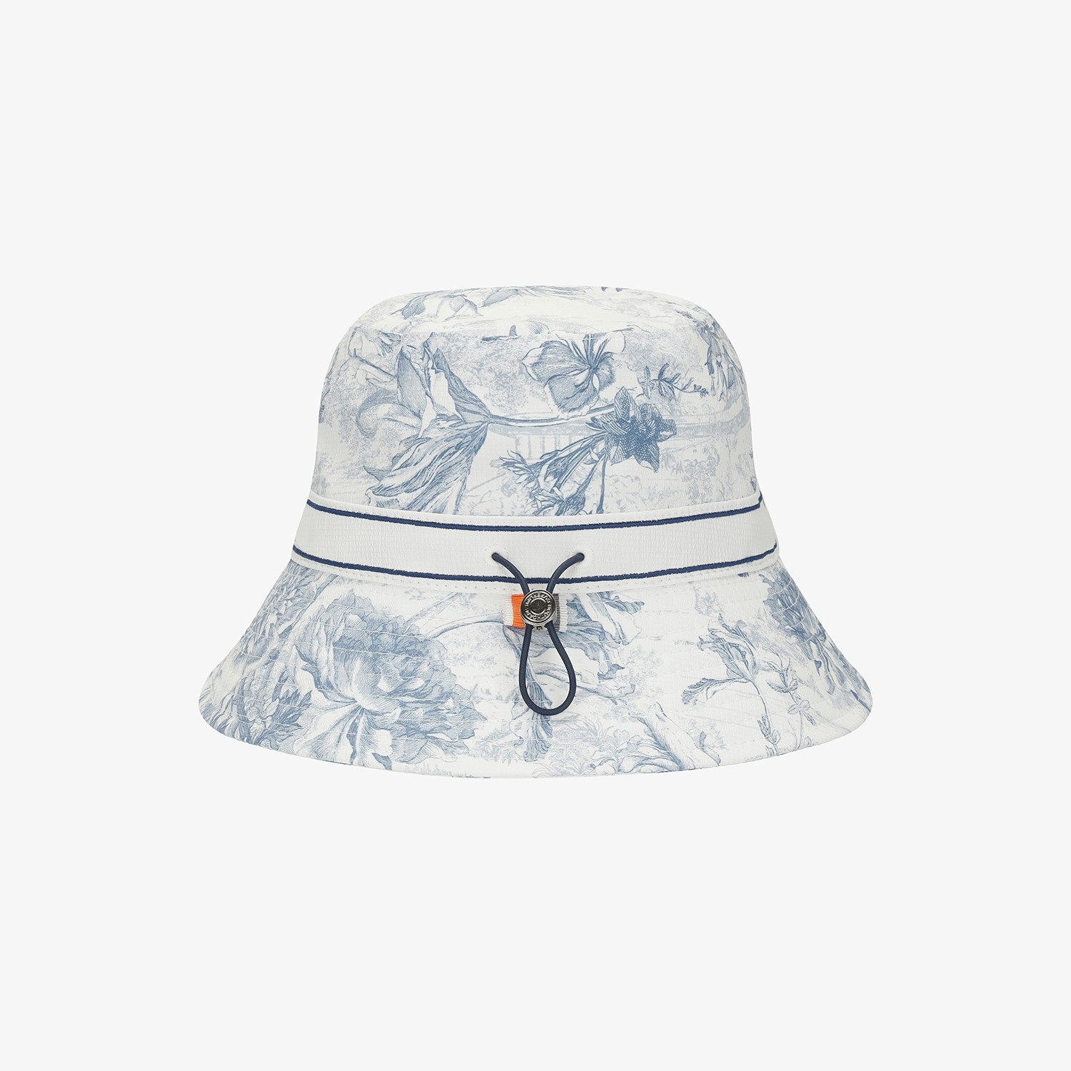 Mũ golf nữ họa tiết hoa xanh navy — ảnh 5