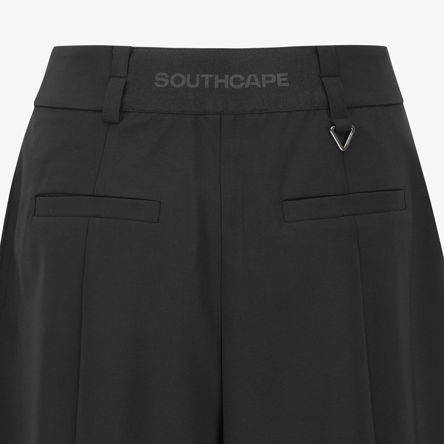 Quần golf nữ dáng lửng màu đen có thắt lưng Southcape — ảnh 6