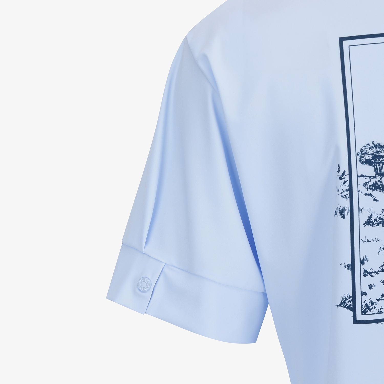 Áo golf nữ cổ bẻ tay ngắn màu xanh sky — ảnh 6