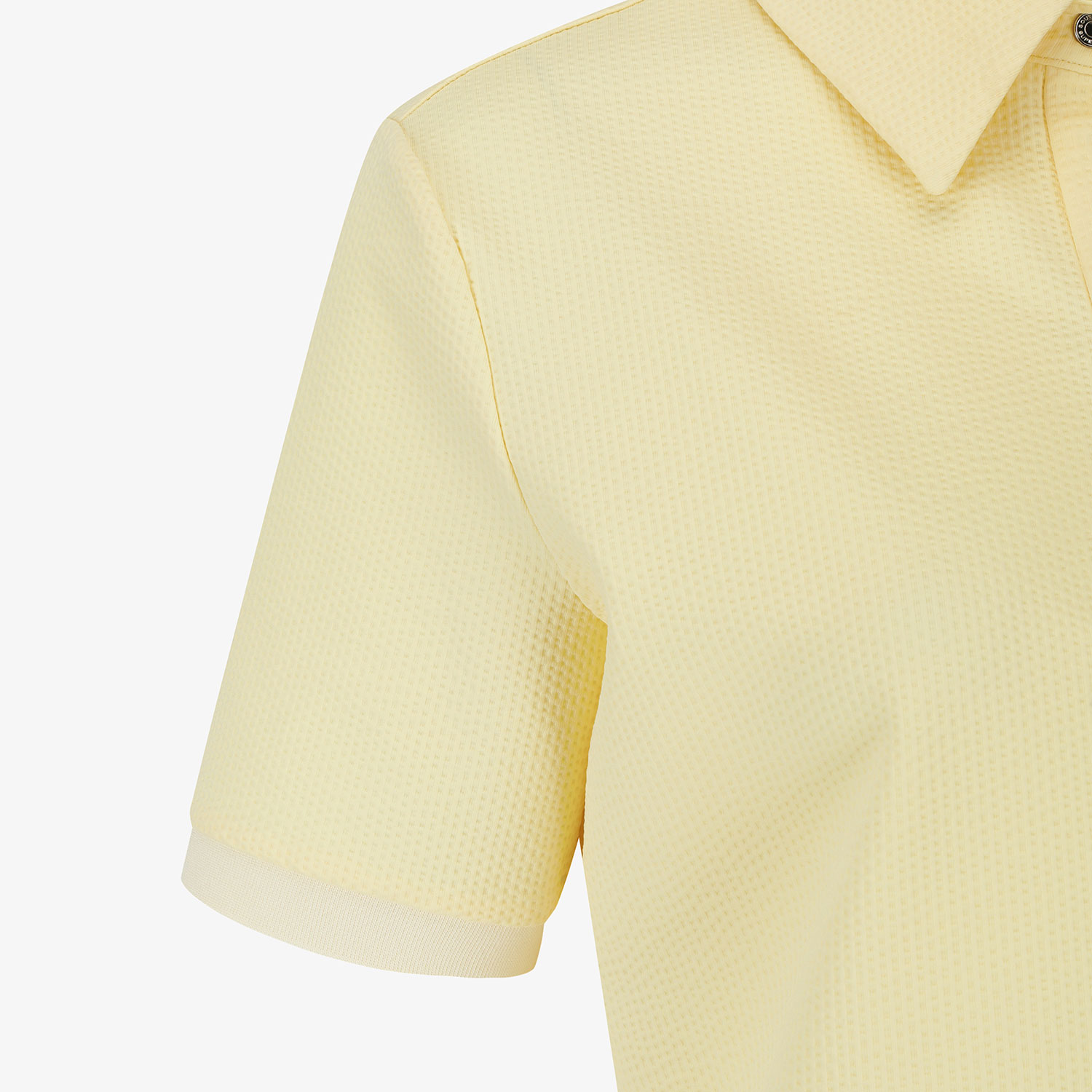 Áo golf nữ cổ bẻ tay ngắn màu vàng nhạt — ảnh 5