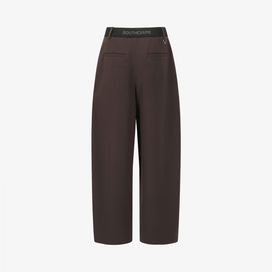 Quần golf nữ dáng suông màu nâu đậm — ảnh 3