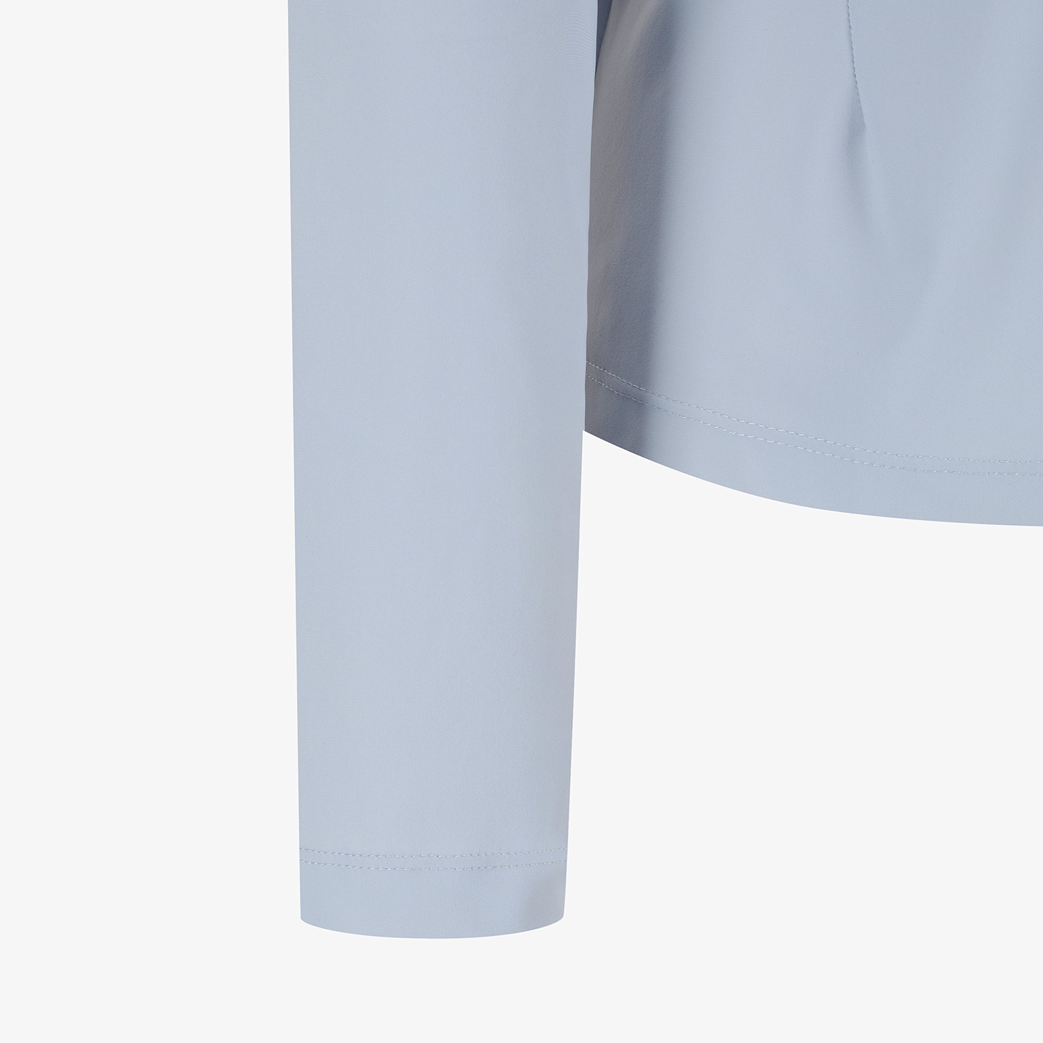 Áo golf nữ cổ cao tay dài màu xanh nhạt — ảnh 5