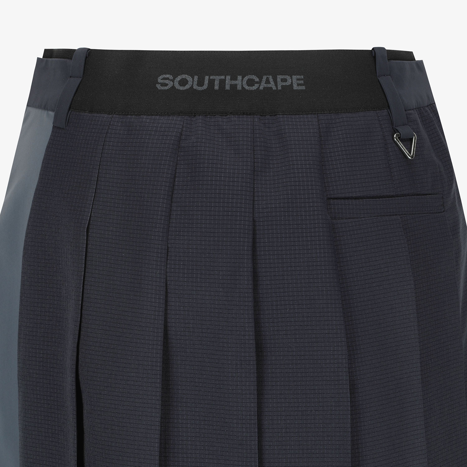 Chân váy golf nữ xếp ly phối màu xám — ảnh 6