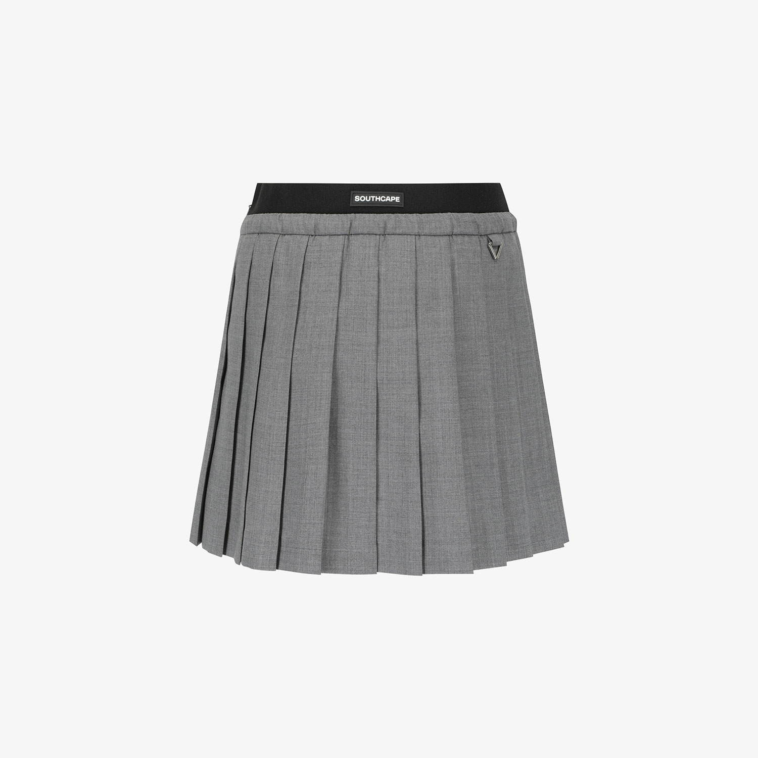 Chân váy golf nữ xếp ly màu xám — ảnh 3