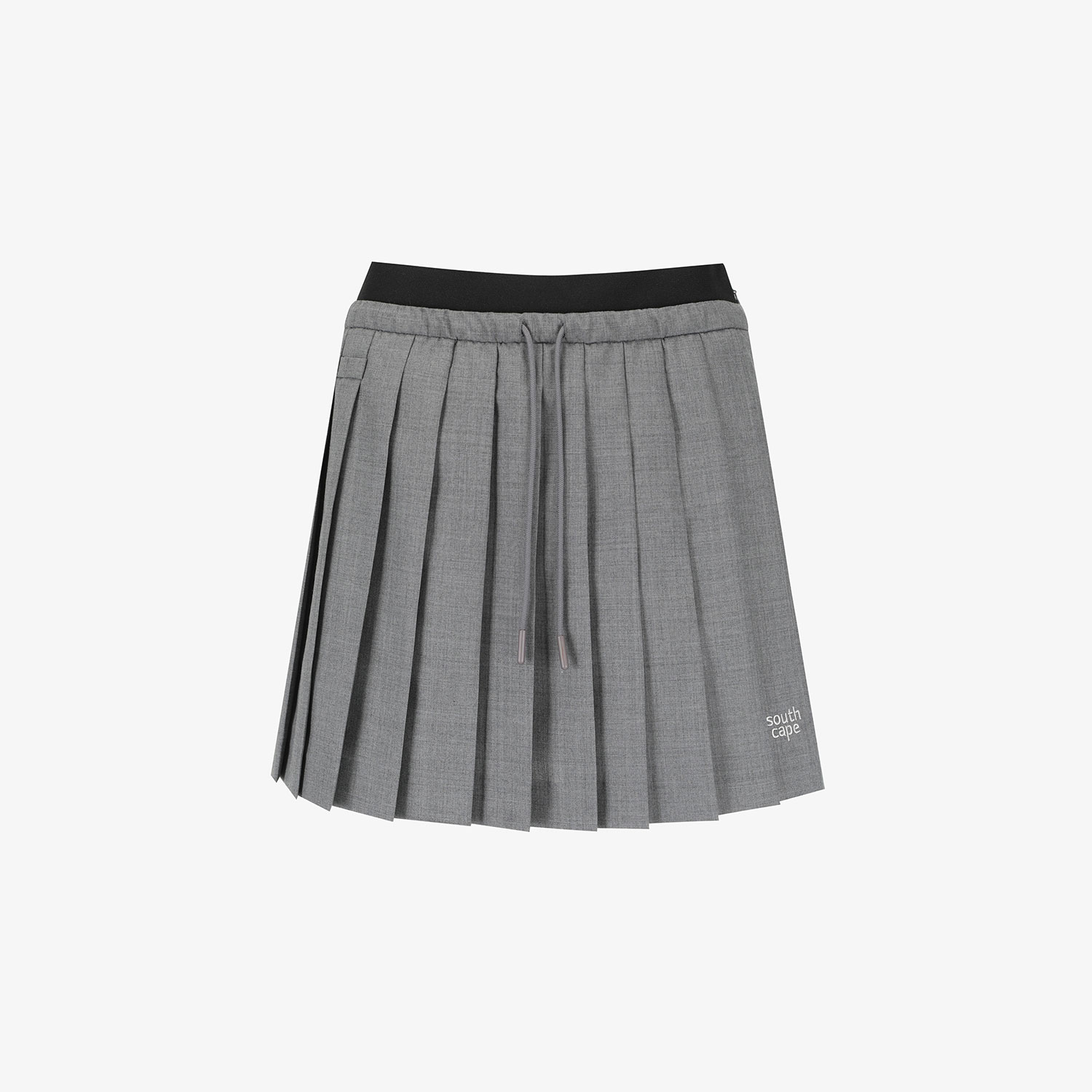 Chân váy golf nữ xếp ly màu xám — ảnh 2