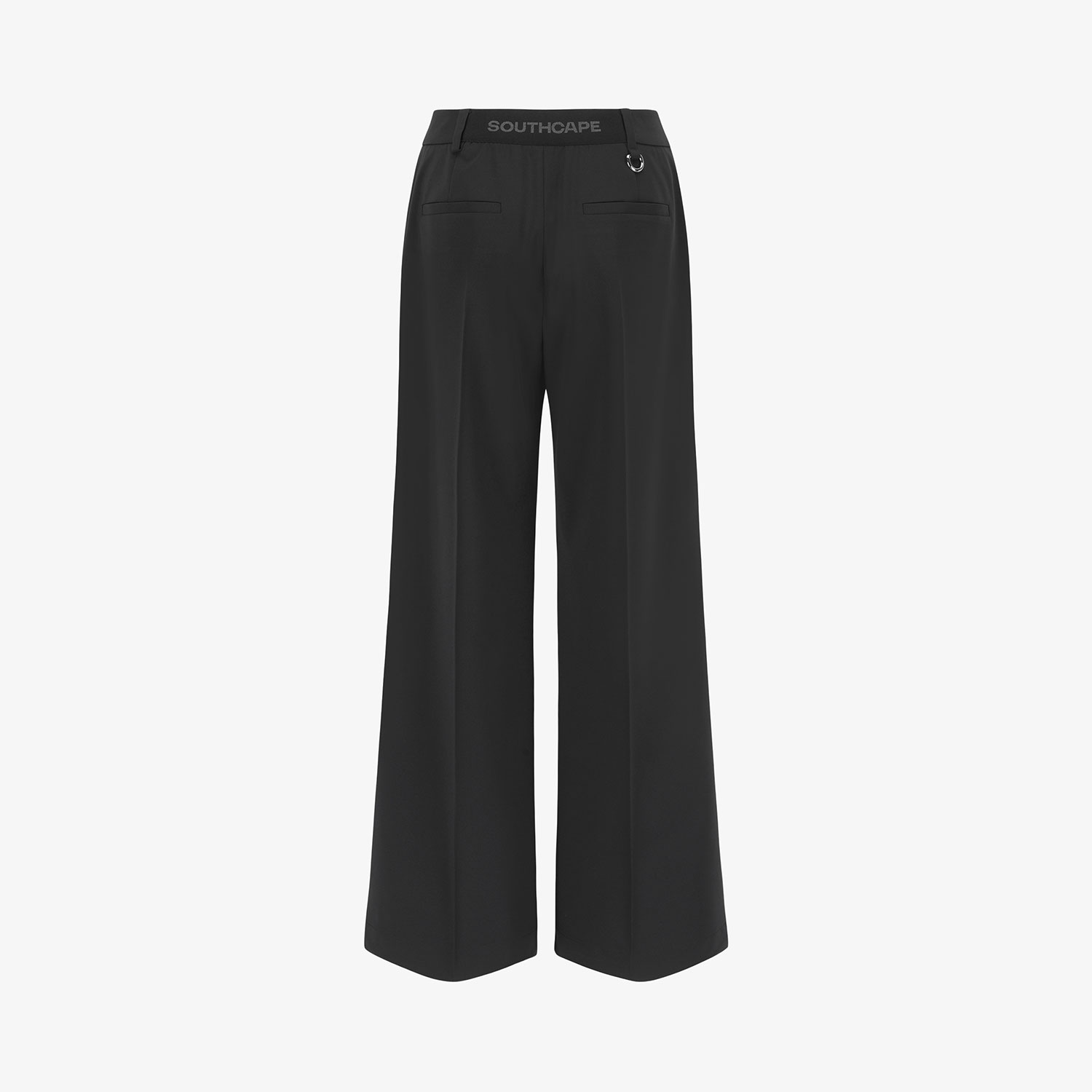 Quần golf nữ xếp ly ống rộng màu xanh navy đậm — ảnh 3