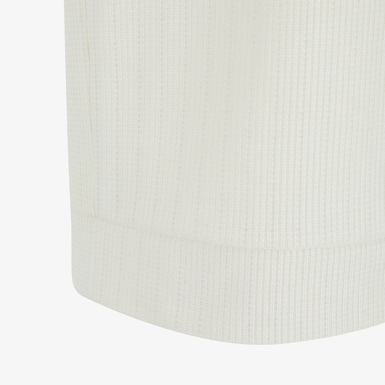 Áo knit golf nữ cổ bẻ họa tiết màu kem — ảnh 6