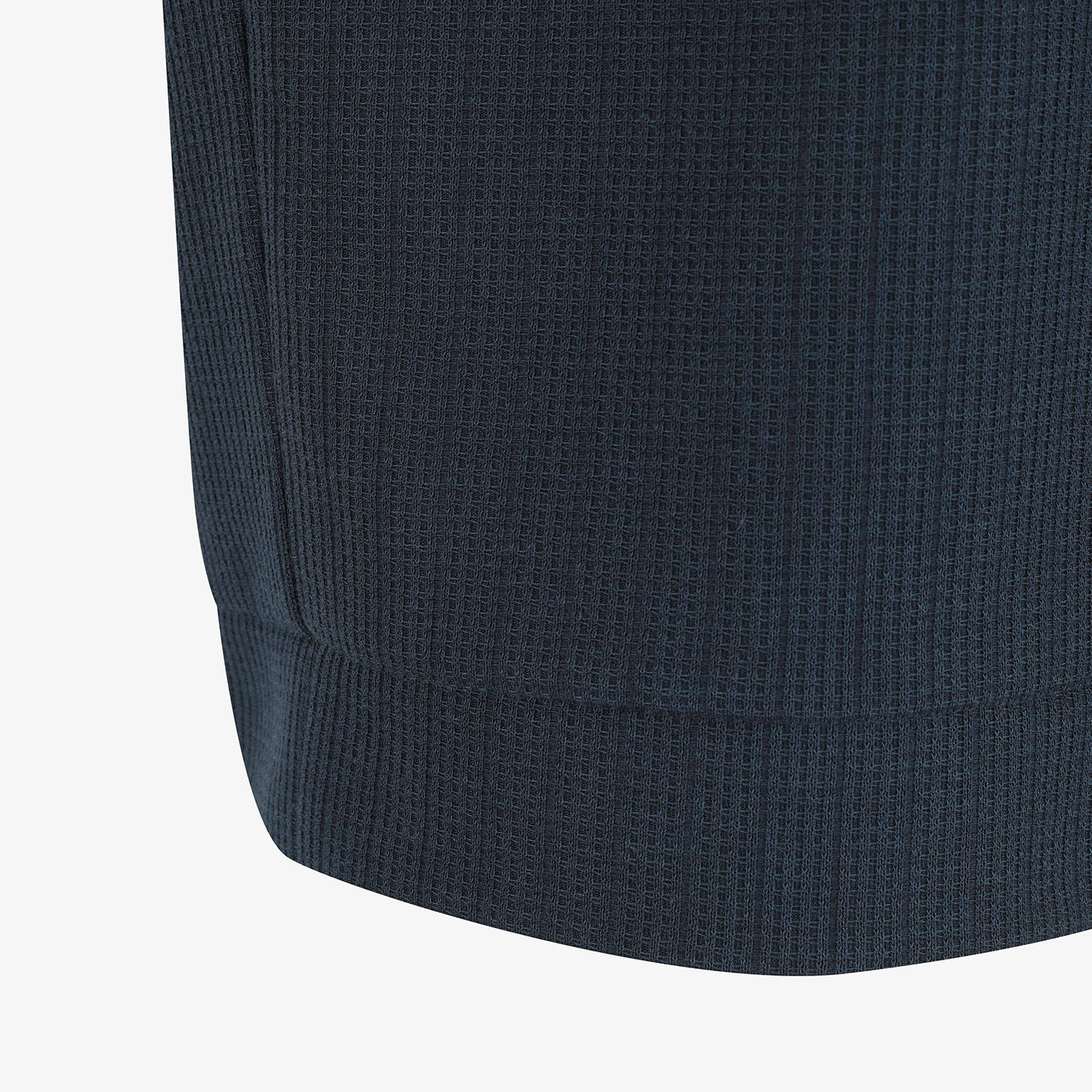 Áo knit golf nữ cổ bẻ họa tiết xanh navy — ảnh 6