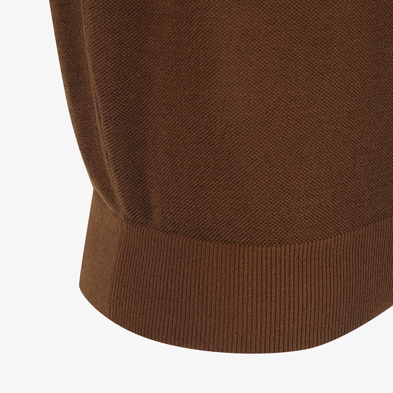 Áo knit golf nữ tay ngắn màu nâu — ảnh 6