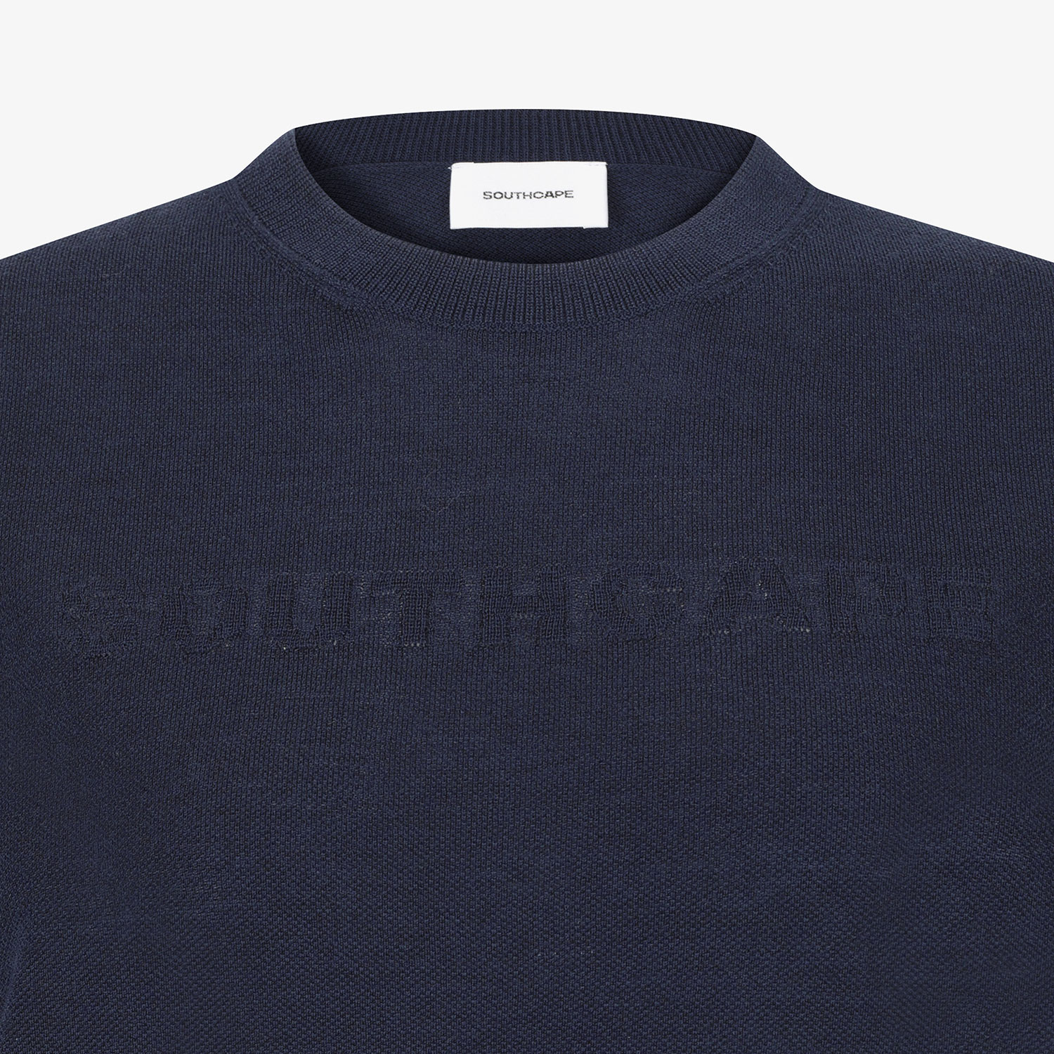 Áo knit golf nữ tay ngắn màu xanh navy — ảnh 4