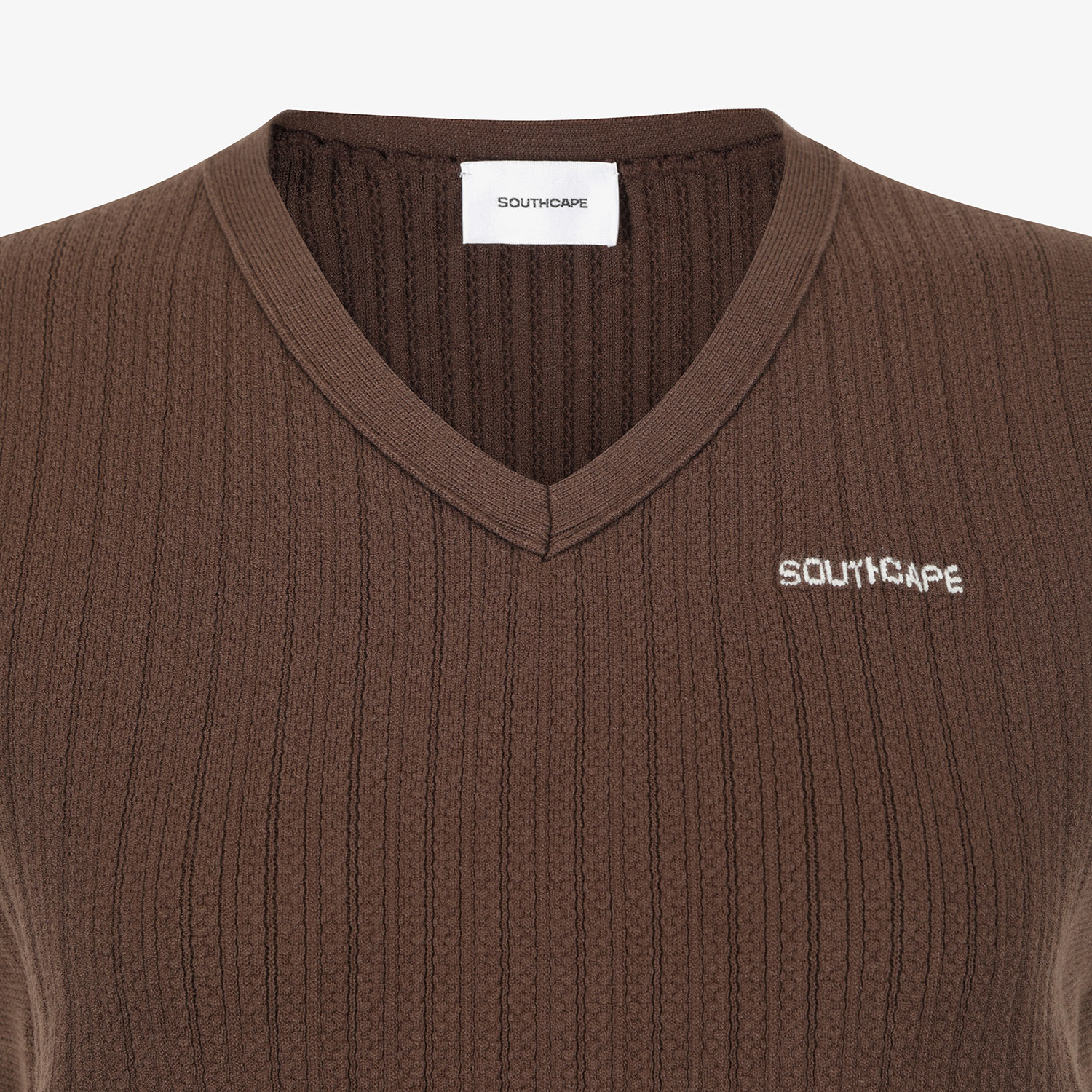 Áo vest golf nữ dáng suông cổ chữ V màu nâu — ảnh 4