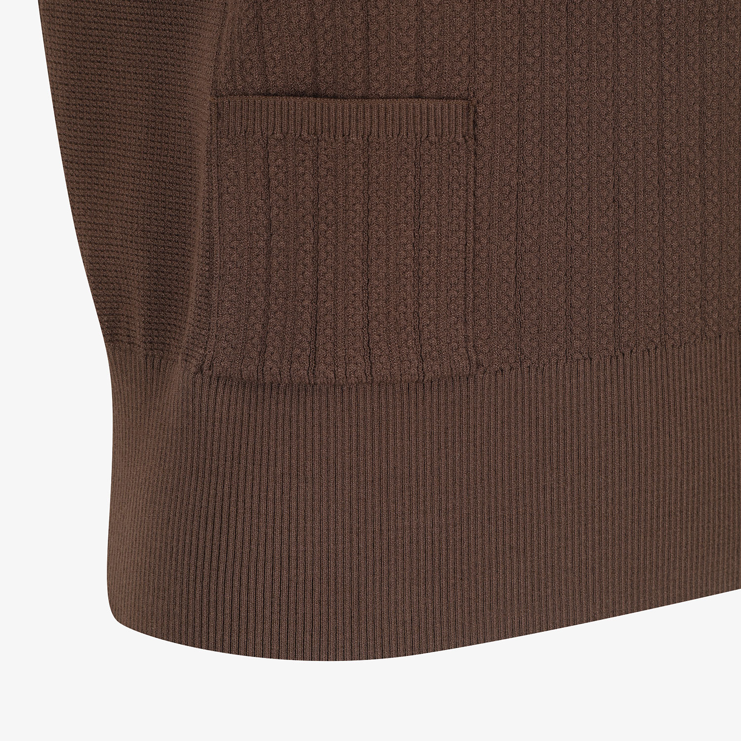 Áo vest golf nữ dáng suông cổ chữ V màu nâu — ảnh 6
