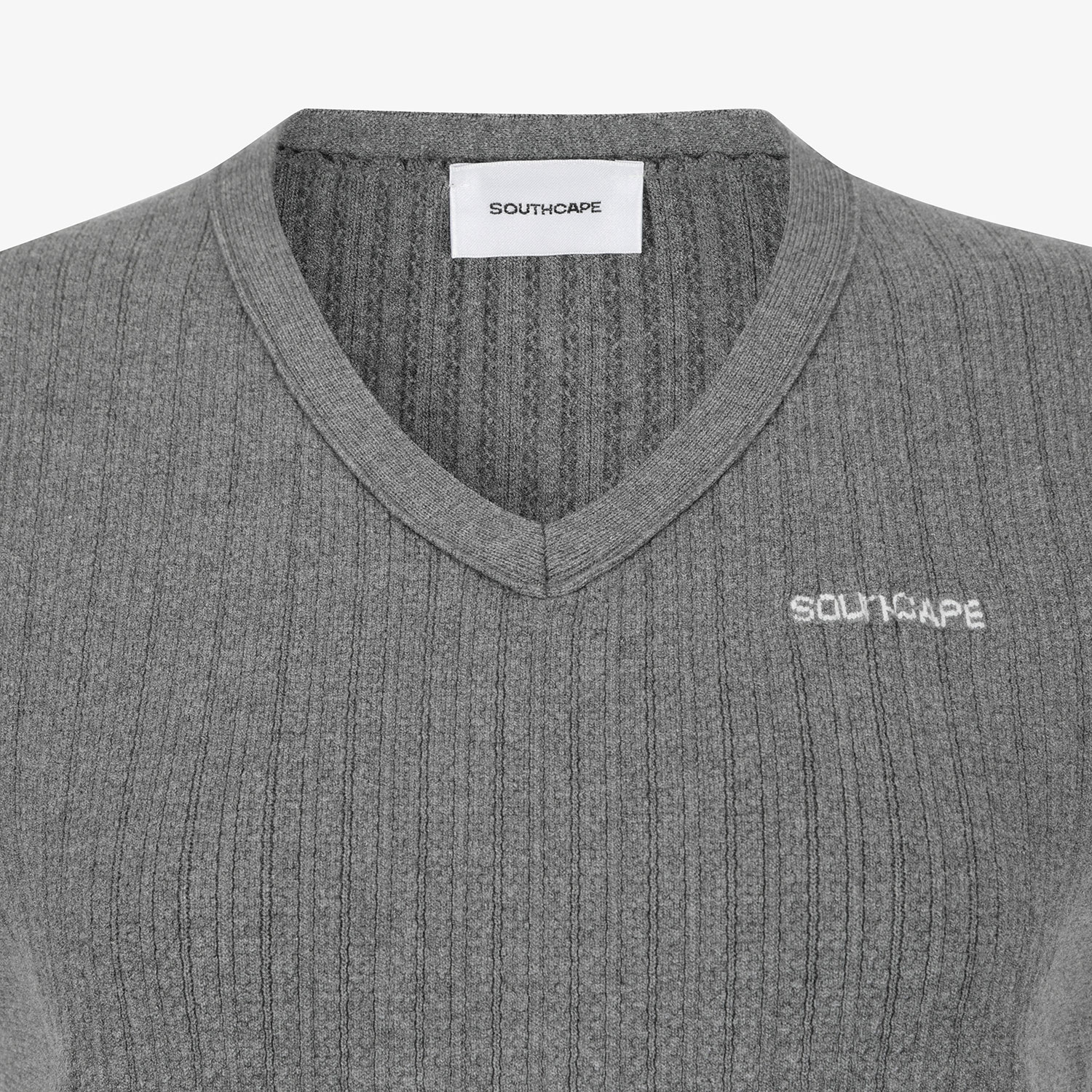 Áo vest golf nữ cổ tim xám nhạt — ảnh 4