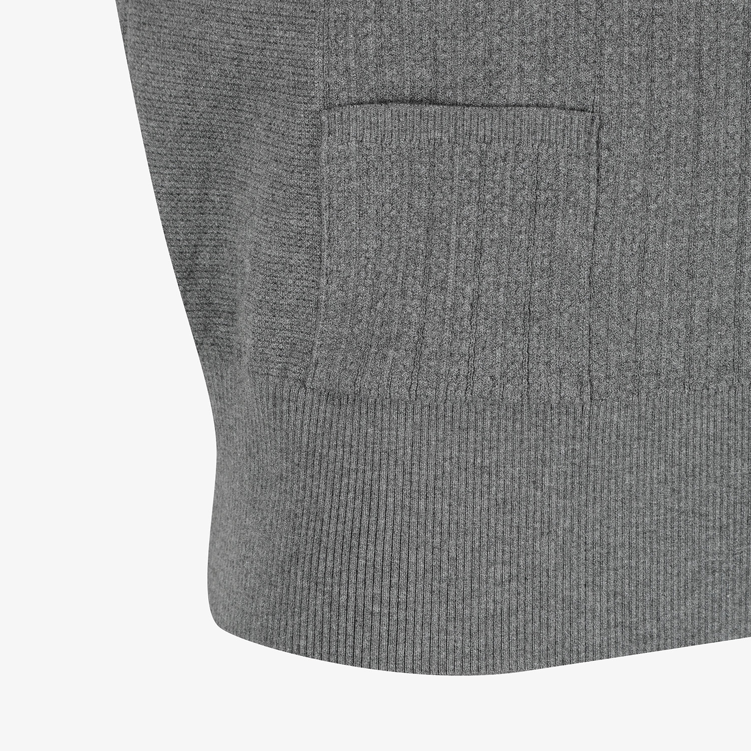 Áo vest golf nữ cổ tim xám nhạt — ảnh 6