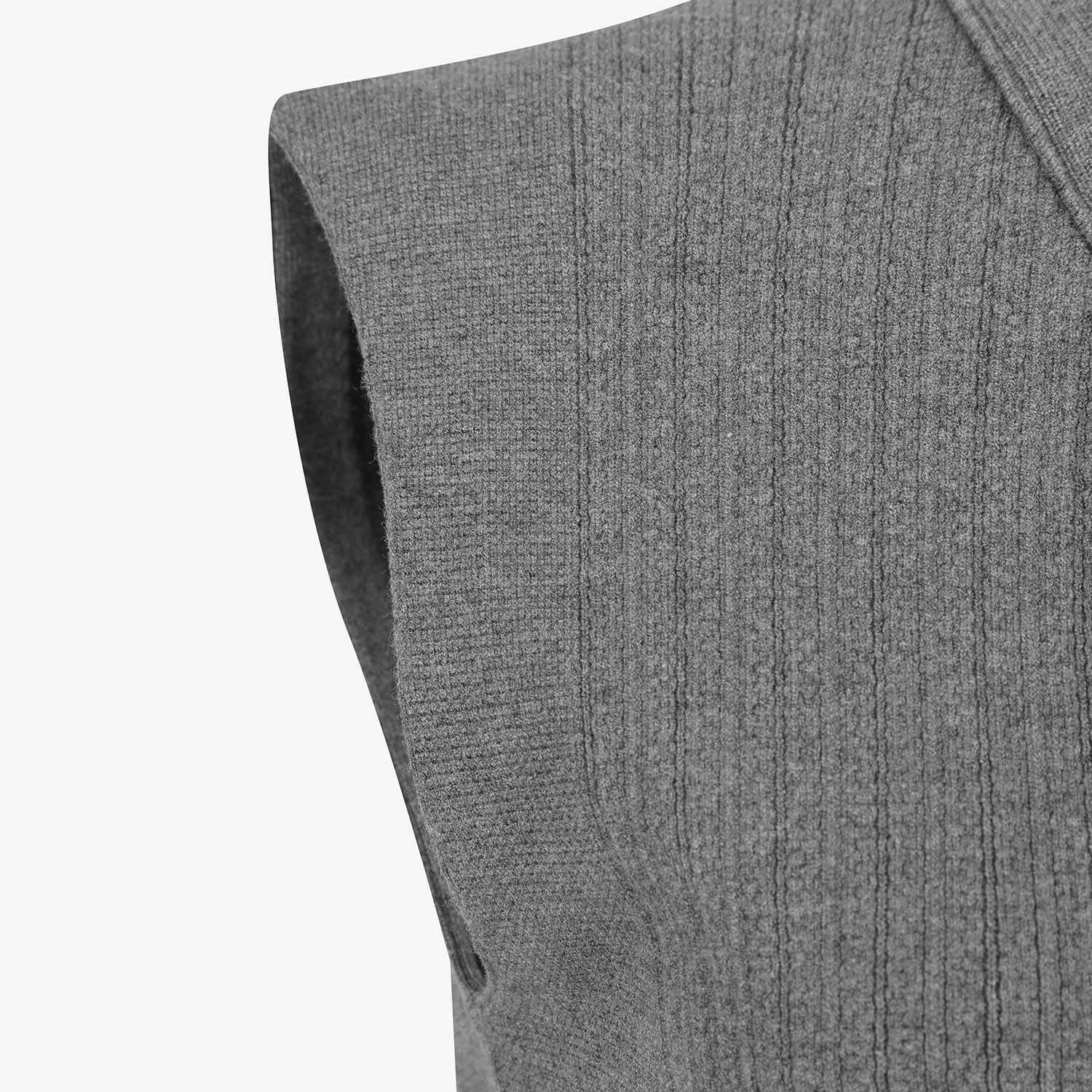 Áo vest golf nữ cổ tim xám nhạt — ảnh 5