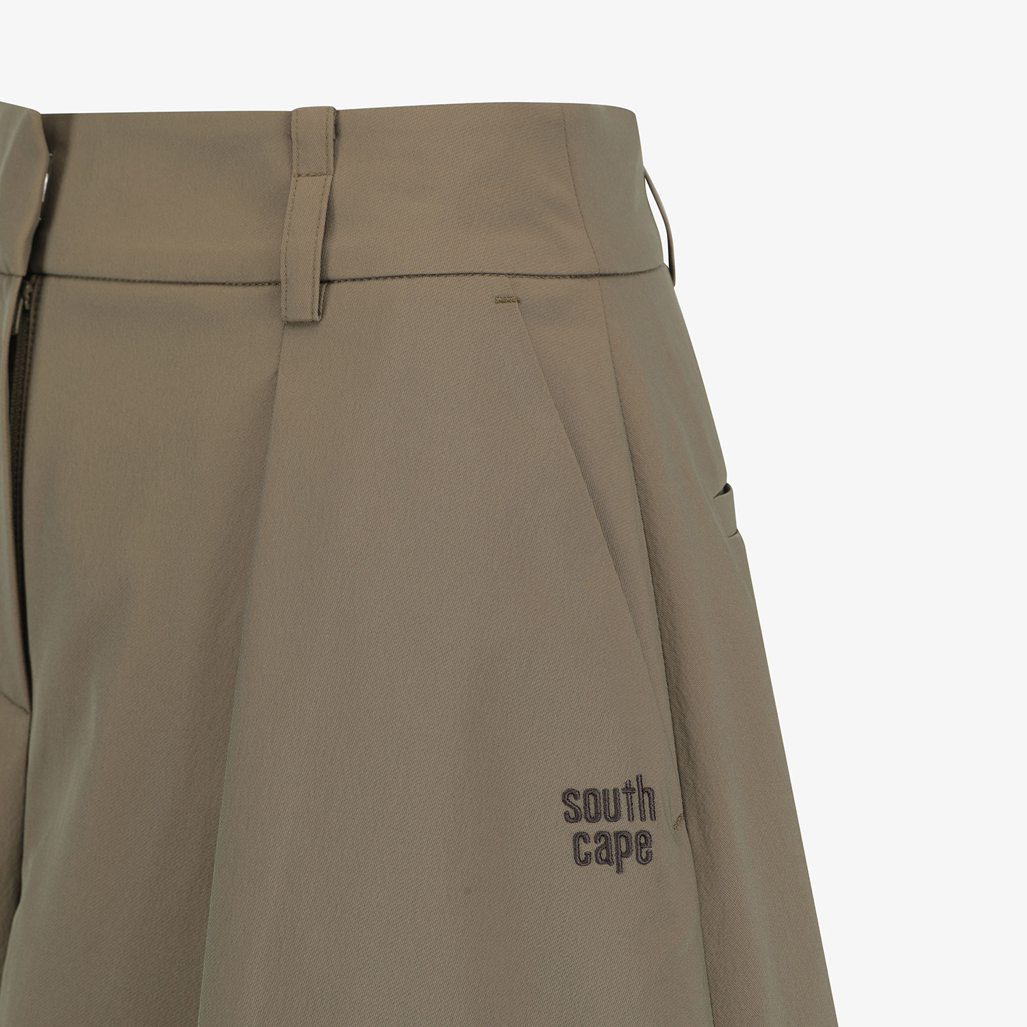 Quần golf nữ dáng suông màu kaki — ảnh 5