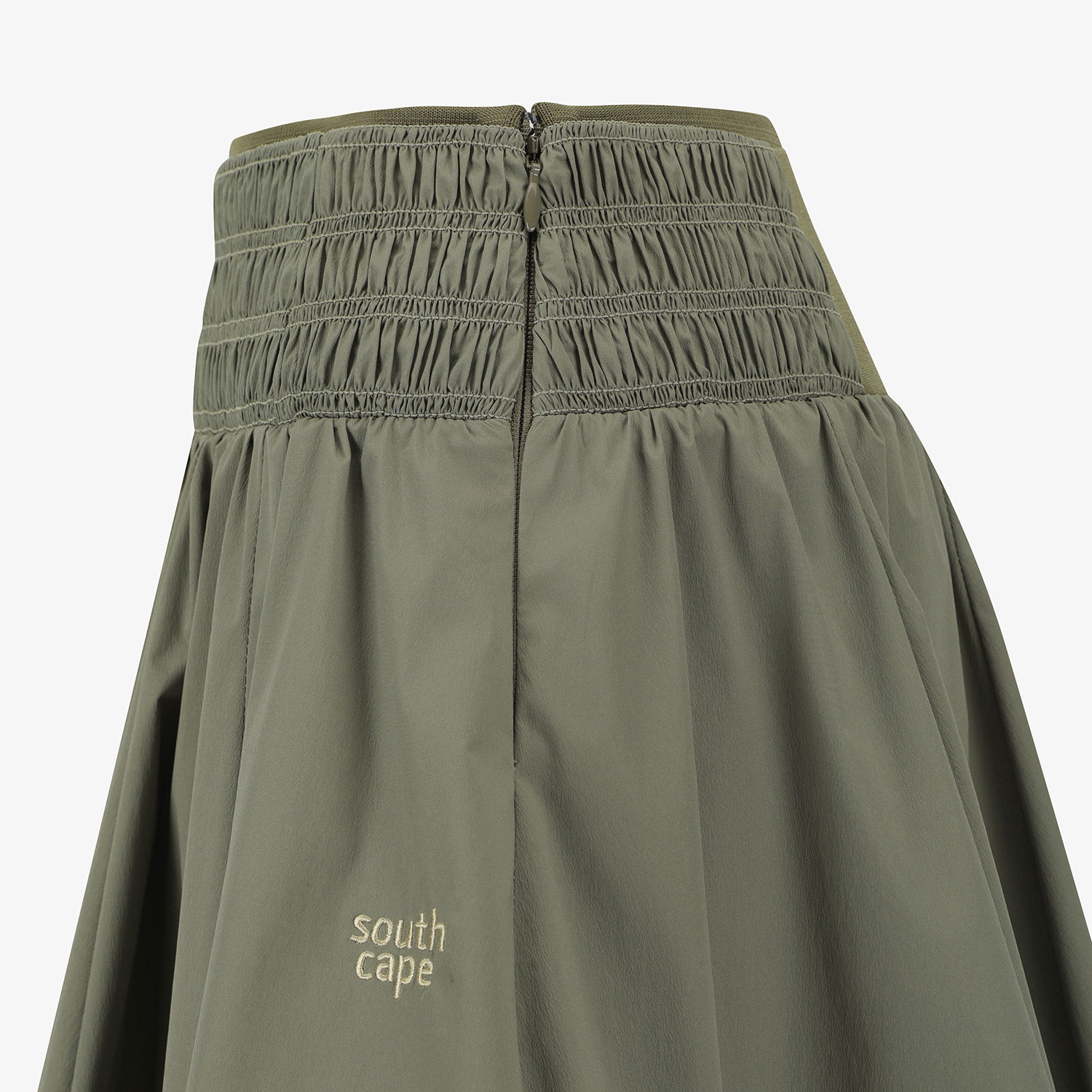 Váy golf nữ dáng xòe cạp chun màu kaki — ảnh 5