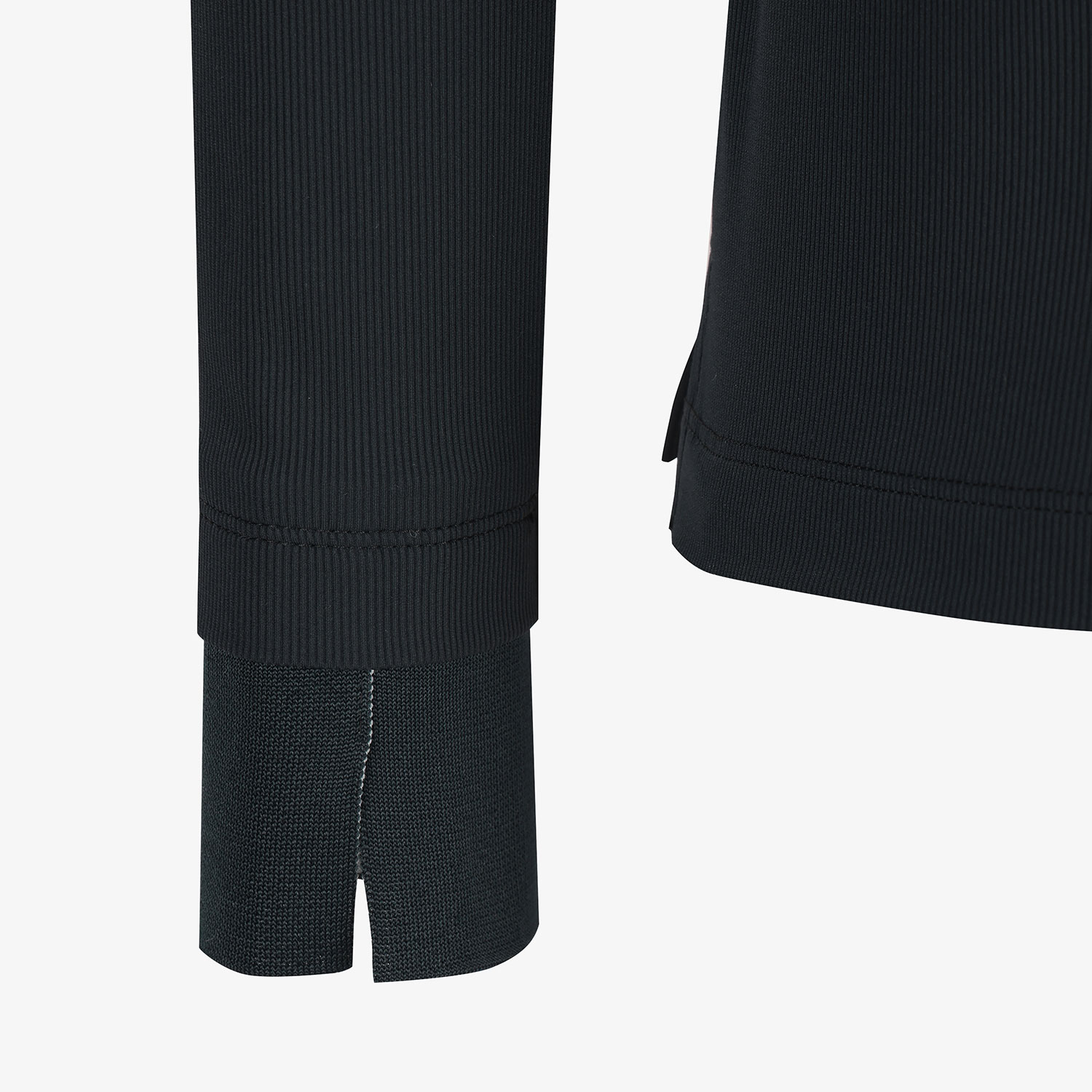 Áo golf nữ cổ lọ tay dài màu đen — ảnh 5