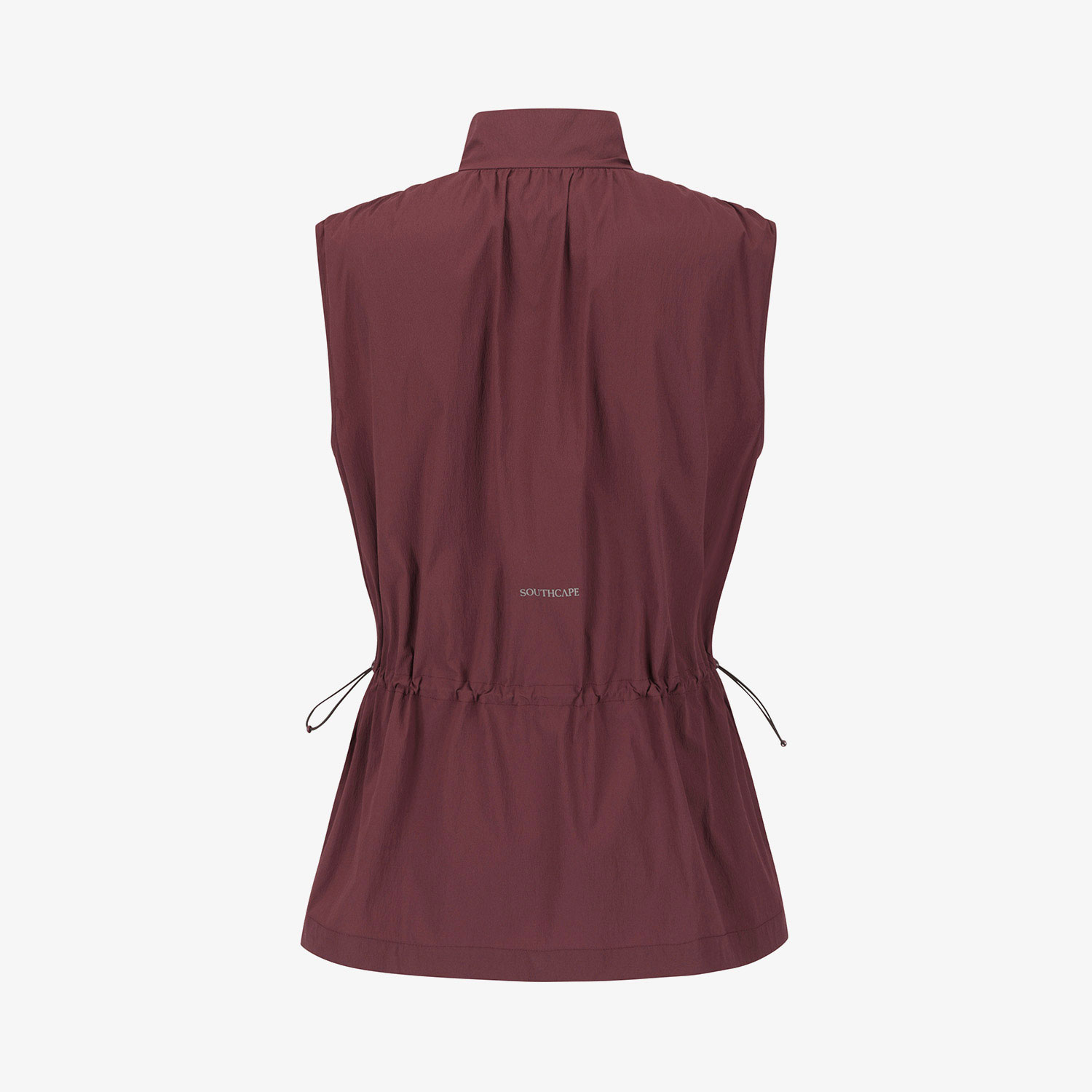 Áo vest golf nữ không tay màu đỏ rượu vang — ảnh 3