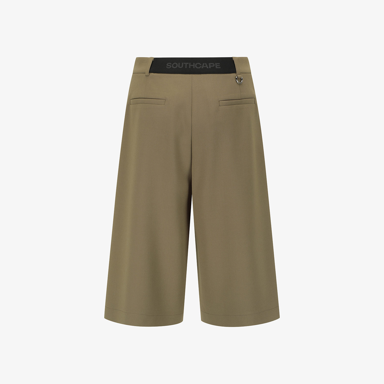 Quần golf nữ ống lửng màu be đậm — ảnh 3