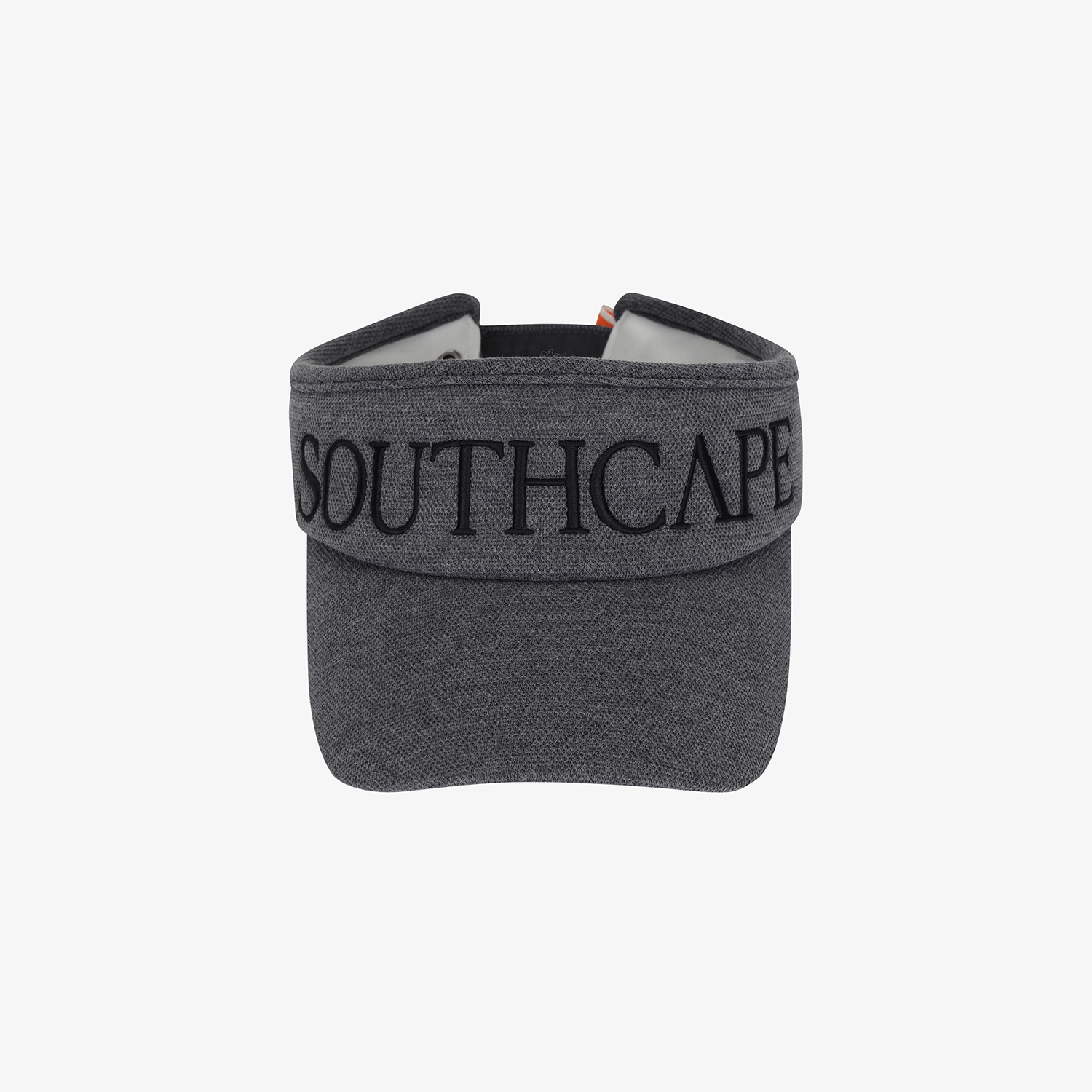 Mũ golf nữ Southcape màu xám lưỡi trai không đỉnh thêu chữ nổi