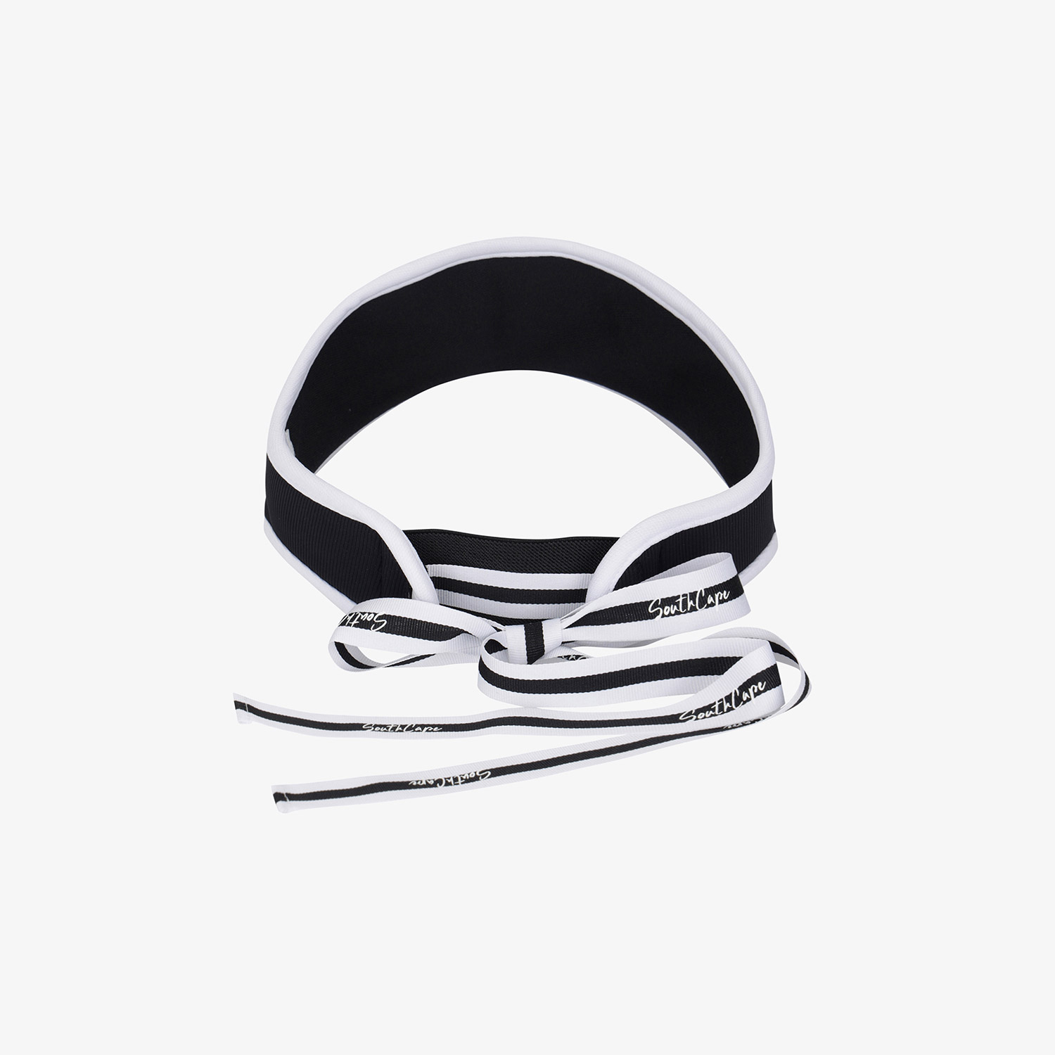 Mũ golf nữ kiểu visors màu đen viền trắng Southcape — ảnh 6