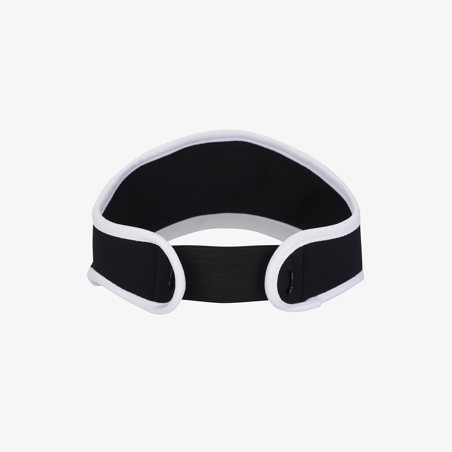 Mũ golf nữ kiểu visors màu đen viền trắng Southcape — ảnh 3
