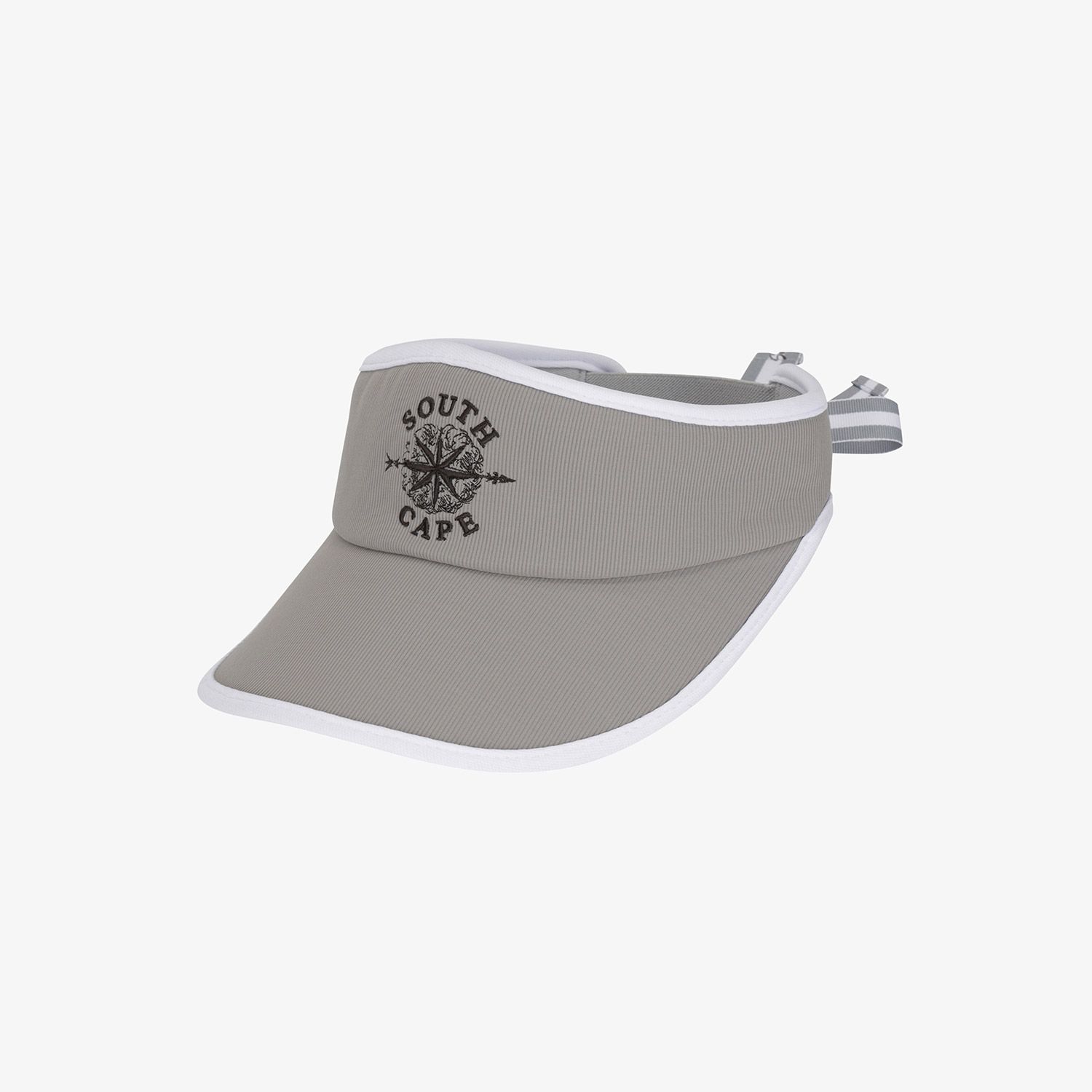 Mũ golf nữ kiểu lưỡi trai viền trắng màu xám — ảnh 4
