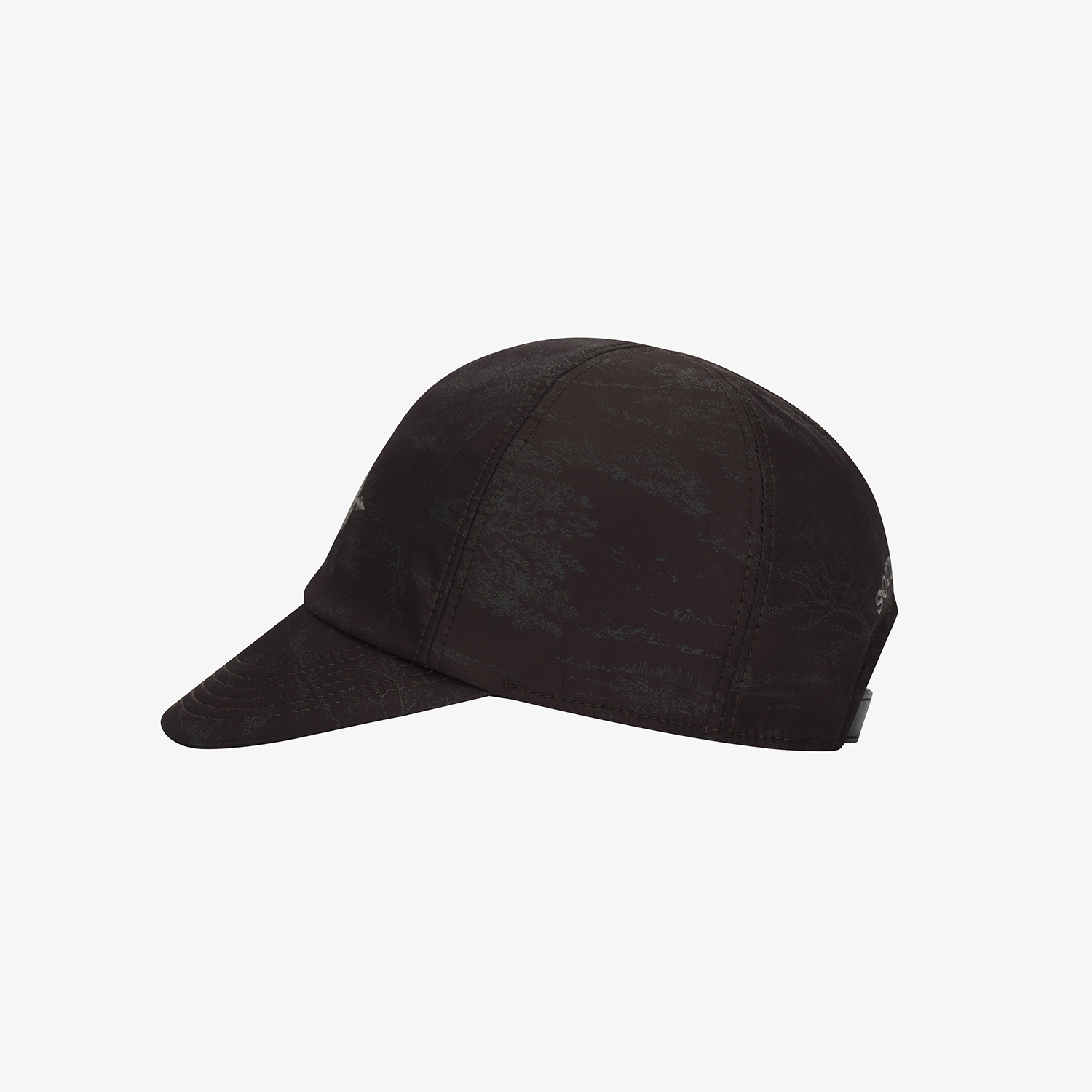 Mũ golf nữ màu nâu họa tiết la bàn thêu nổi bật — ảnh 4