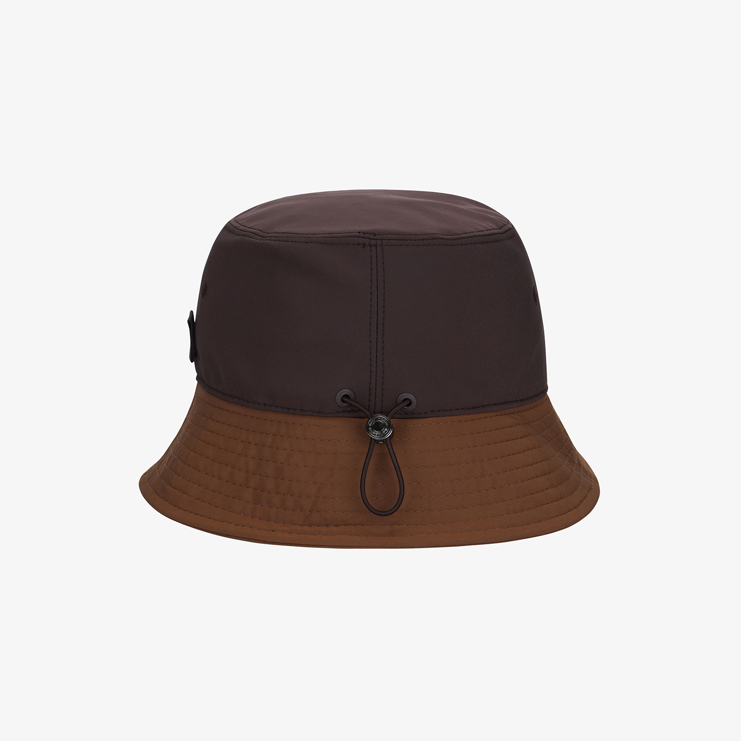 Mũ golf nữ dáng bucket phối màu nâu đỏ rượu vang — ảnh 5