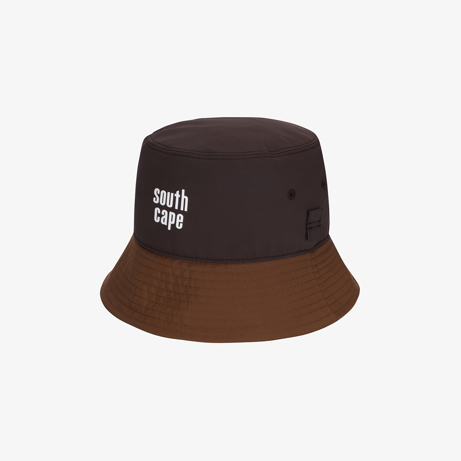 Mũ golf nữ dáng bucket phối màu nâu đỏ rượu vang — ảnh 3
