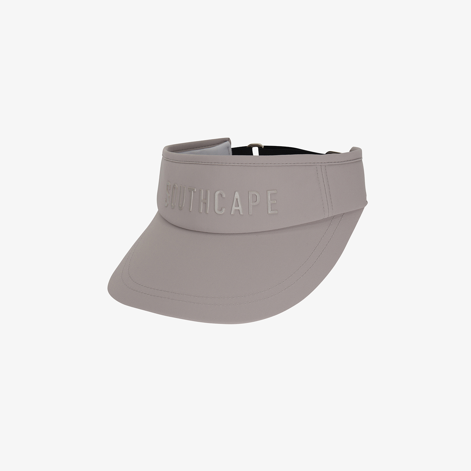 Mũ golf nữ vành rộng chữ nổi màu xám — ảnh 3