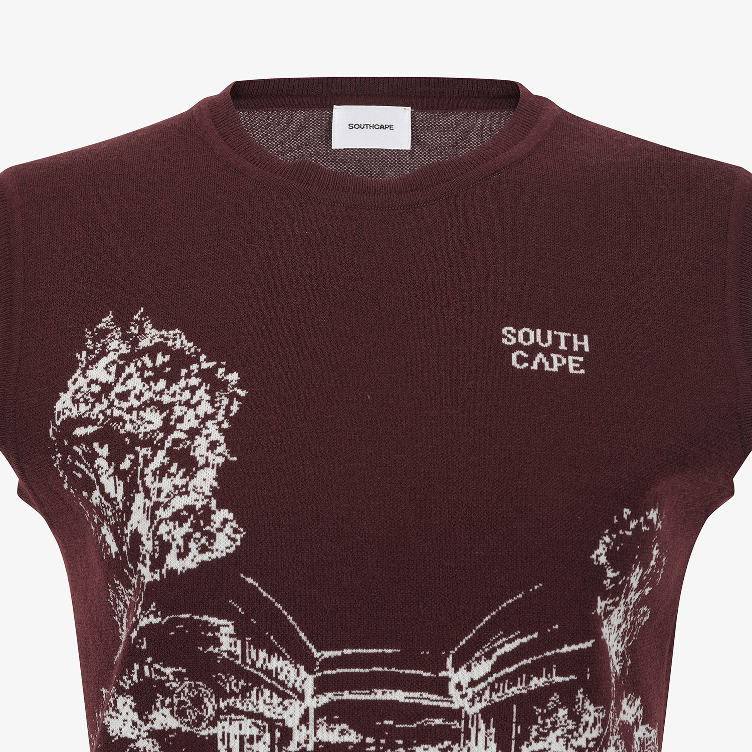 Áo vest golf nữ không tay màu đỏ rượu vang — ảnh 4