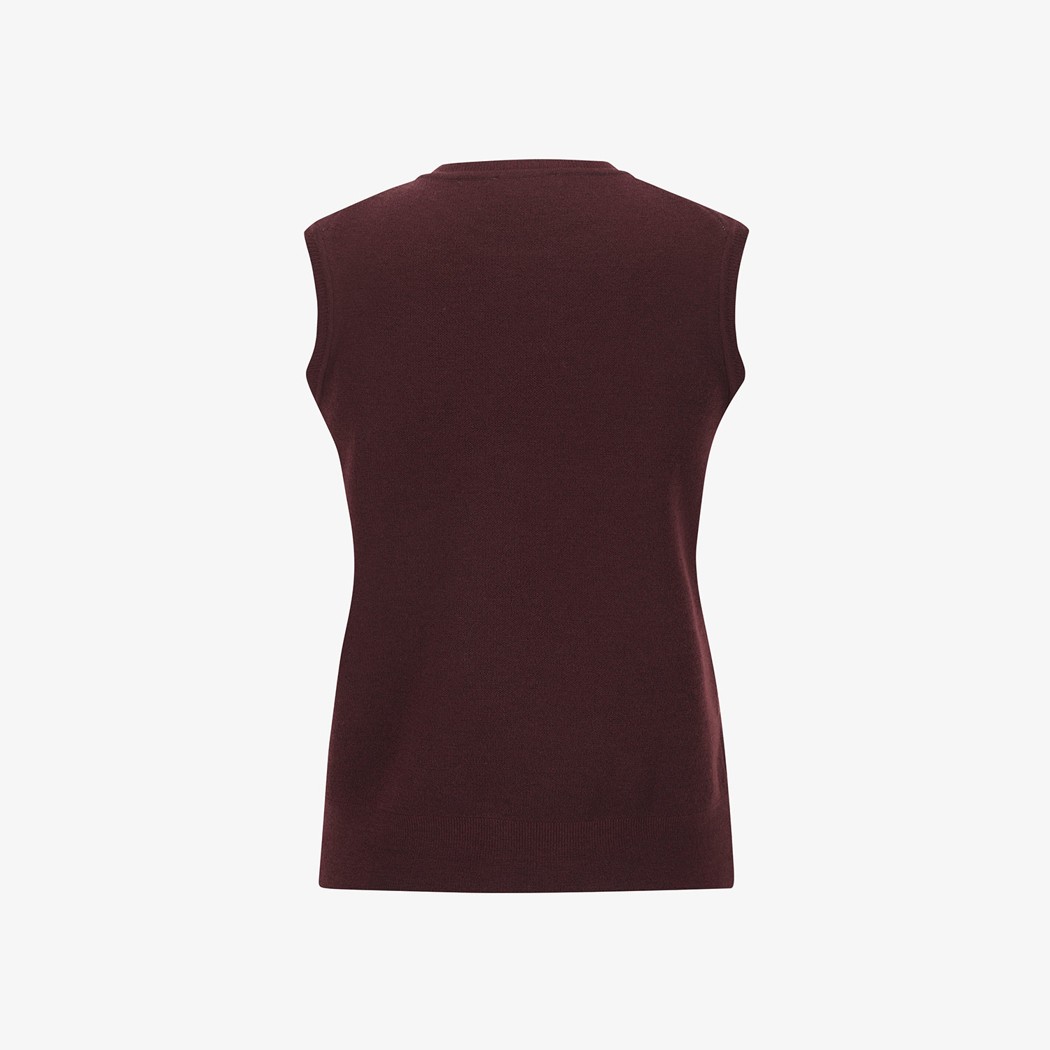 Áo vest golf nữ không tay màu đỏ rượu vang — ảnh 3