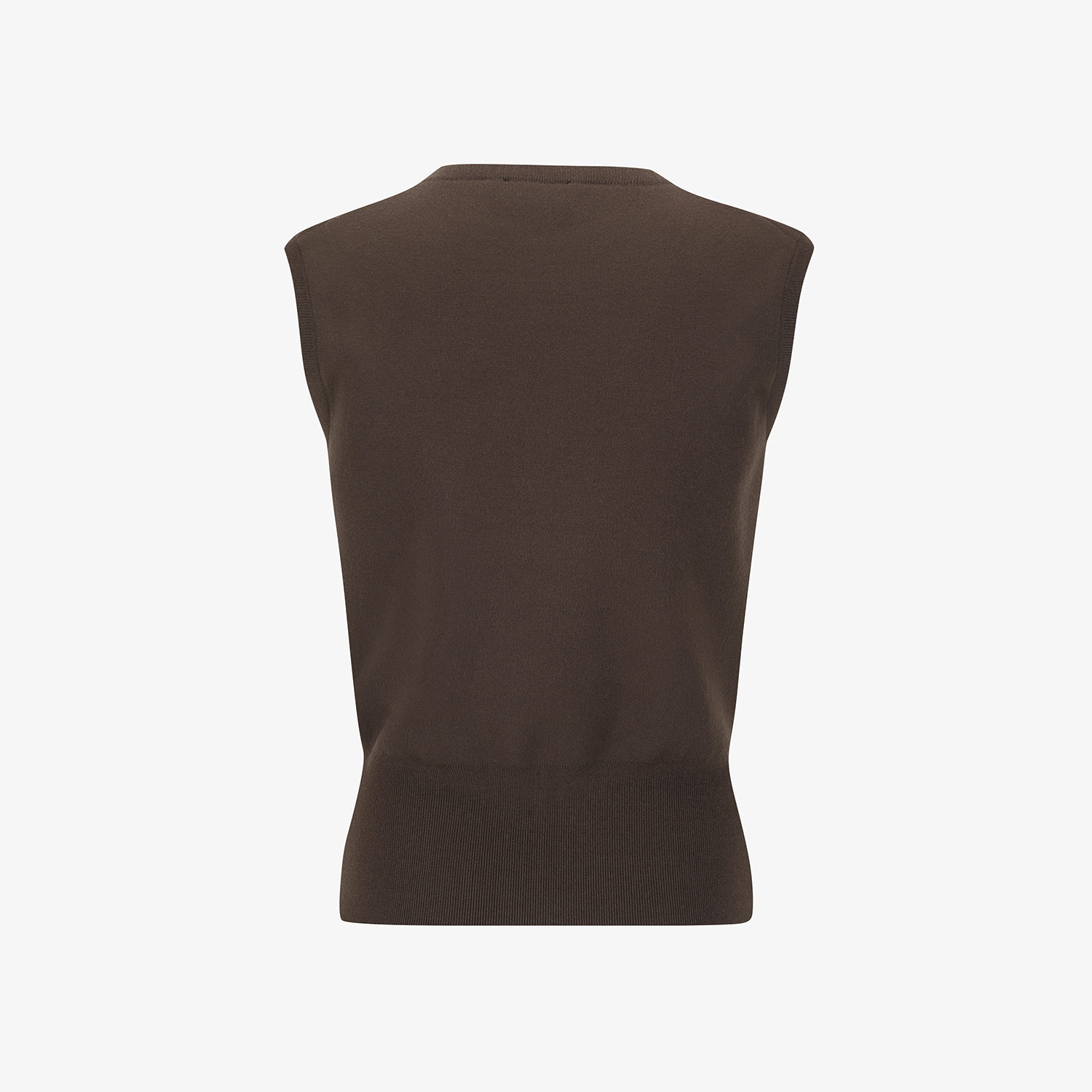 Áo vest golf nữ sát nách màu nâu — ảnh 3