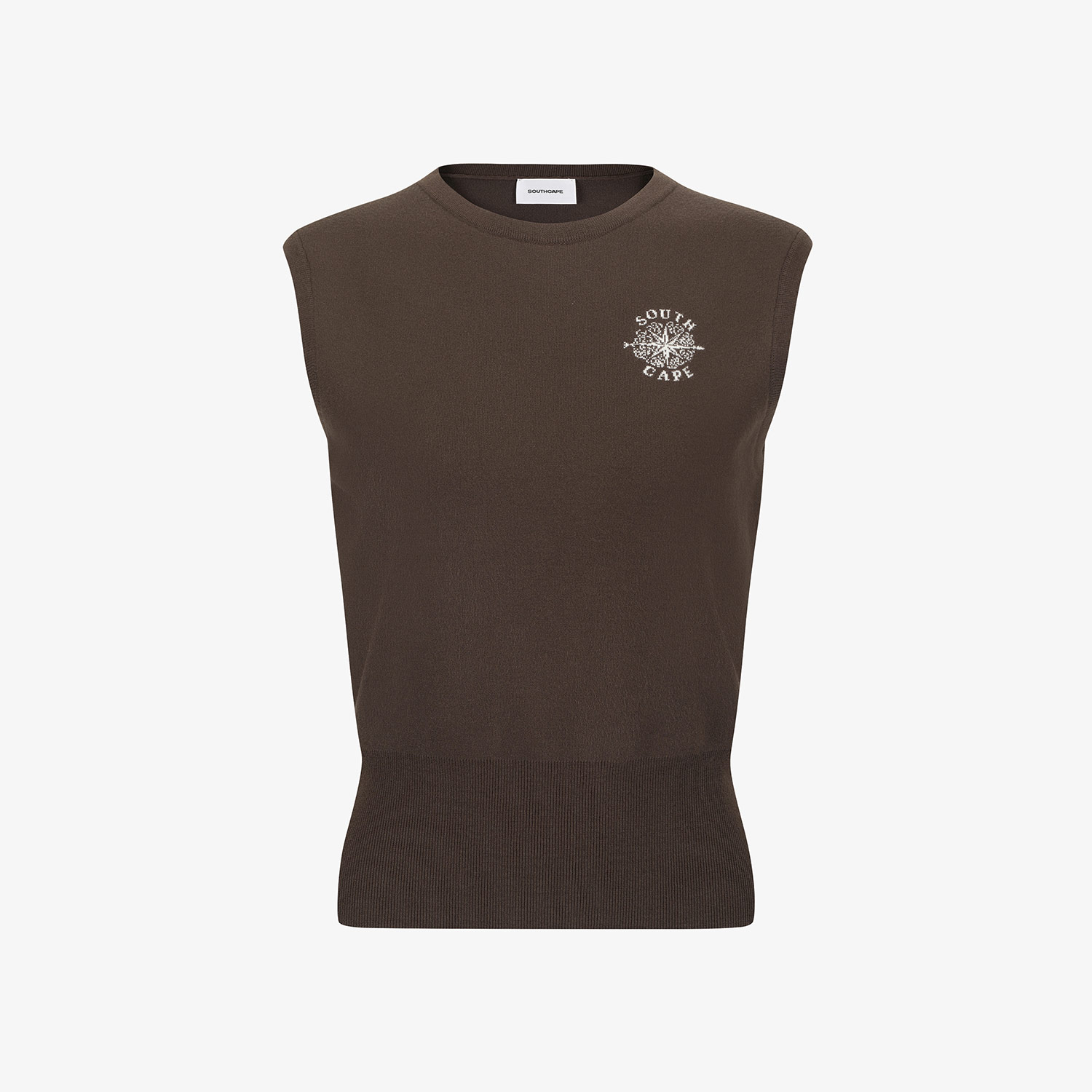 Áo vest golf nữ sát nách màu nâu — ảnh 2