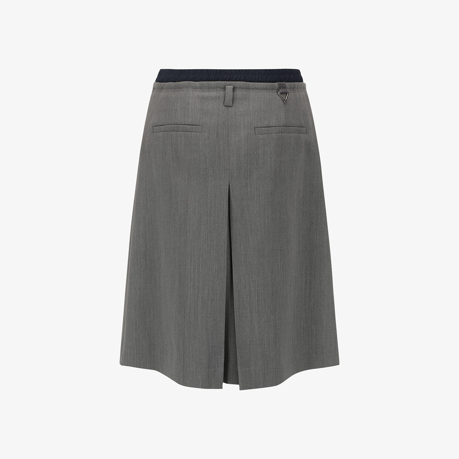 Chân váy golf nữ xẻ trước màu xám — ảnh 3