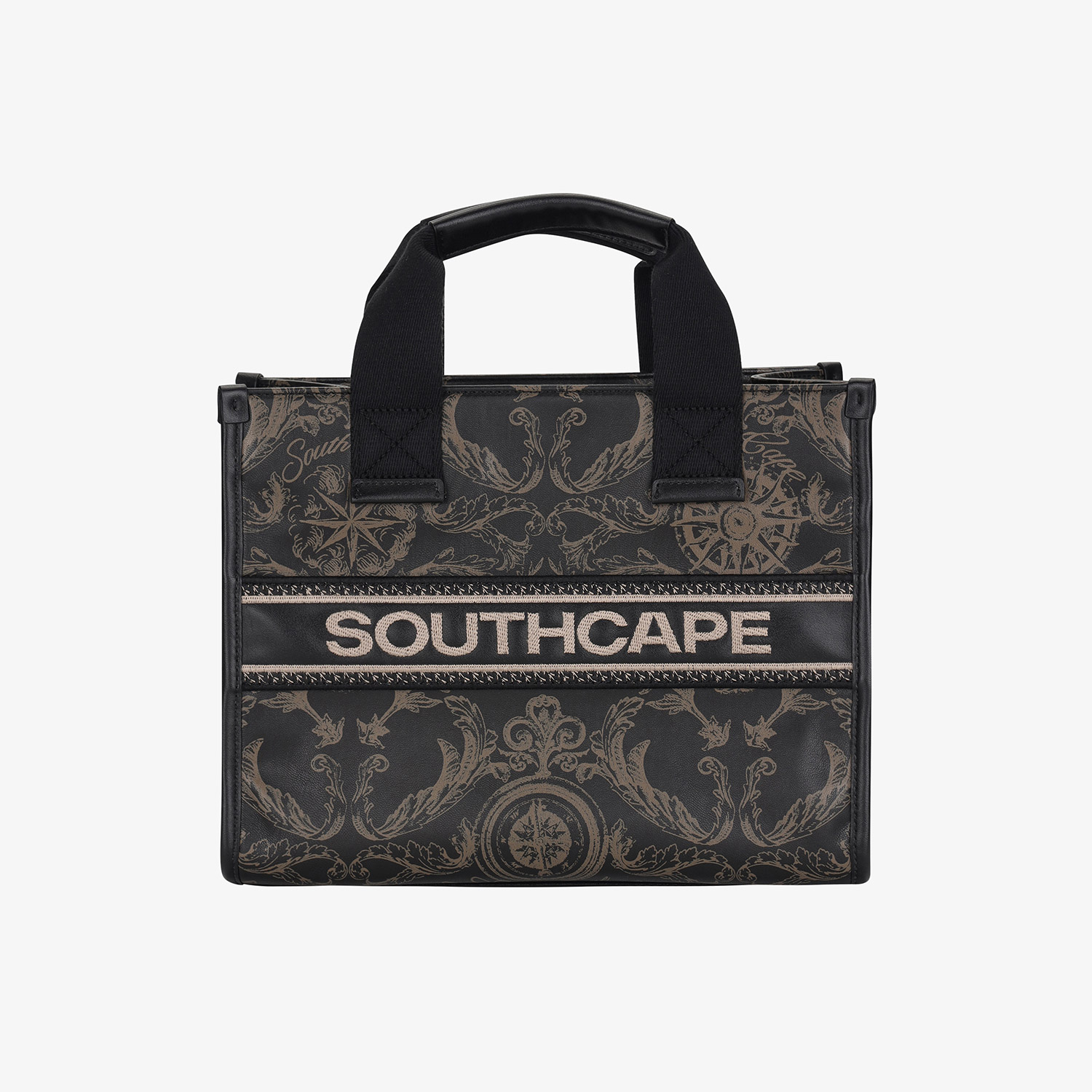Túi golf nữ họa tiết baroque màu đen — Southcape | Seoul Golf Fashion