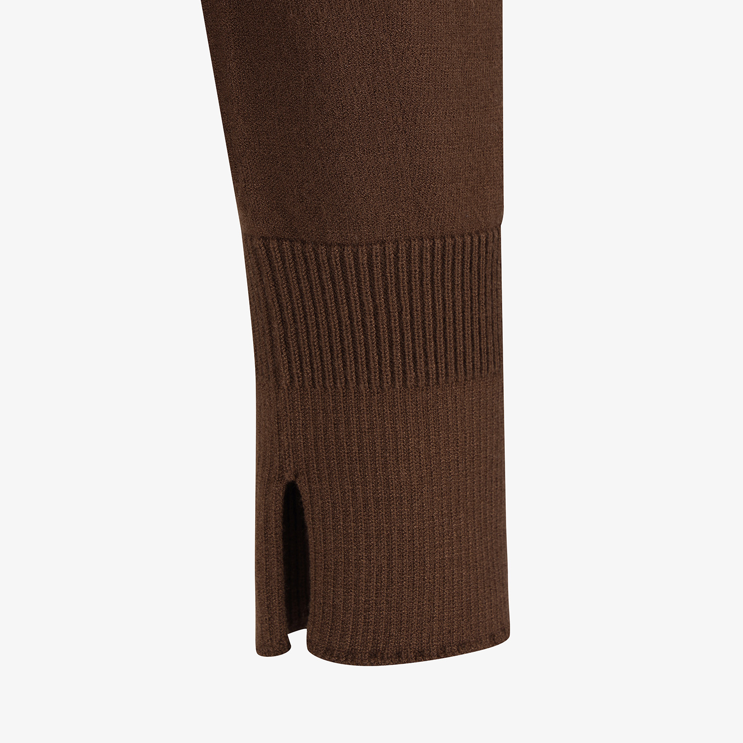 Áo knit golf nữ cổ bẻ màu nâu — ảnh 6