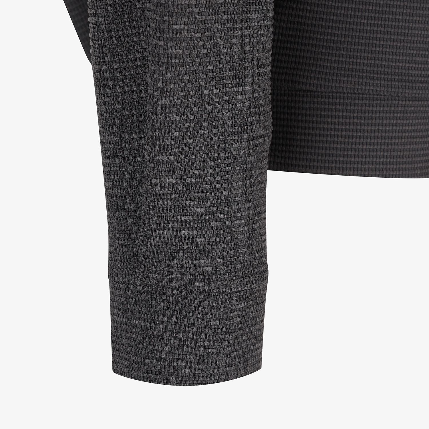 Áo golf nữ cổ bẻ tay dài màu xám đậm — ảnh 5