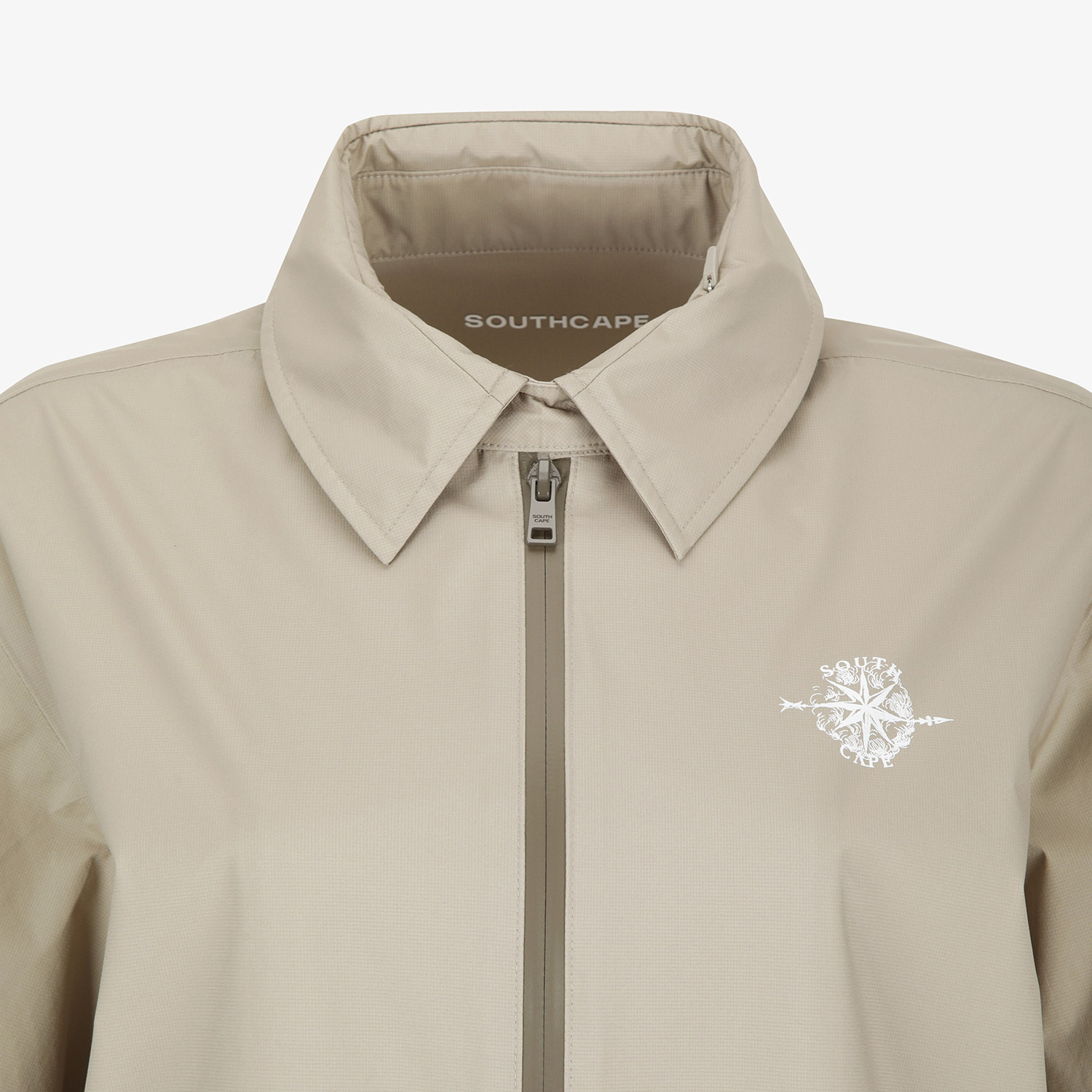 Áo khoác golf nữ dáng dài màu sepia — ảnh 4